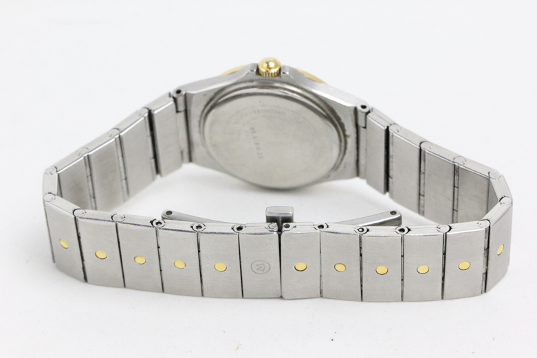 Movado 18K Yellow Gold, Stainless Steel, and Diamond Women's Watch