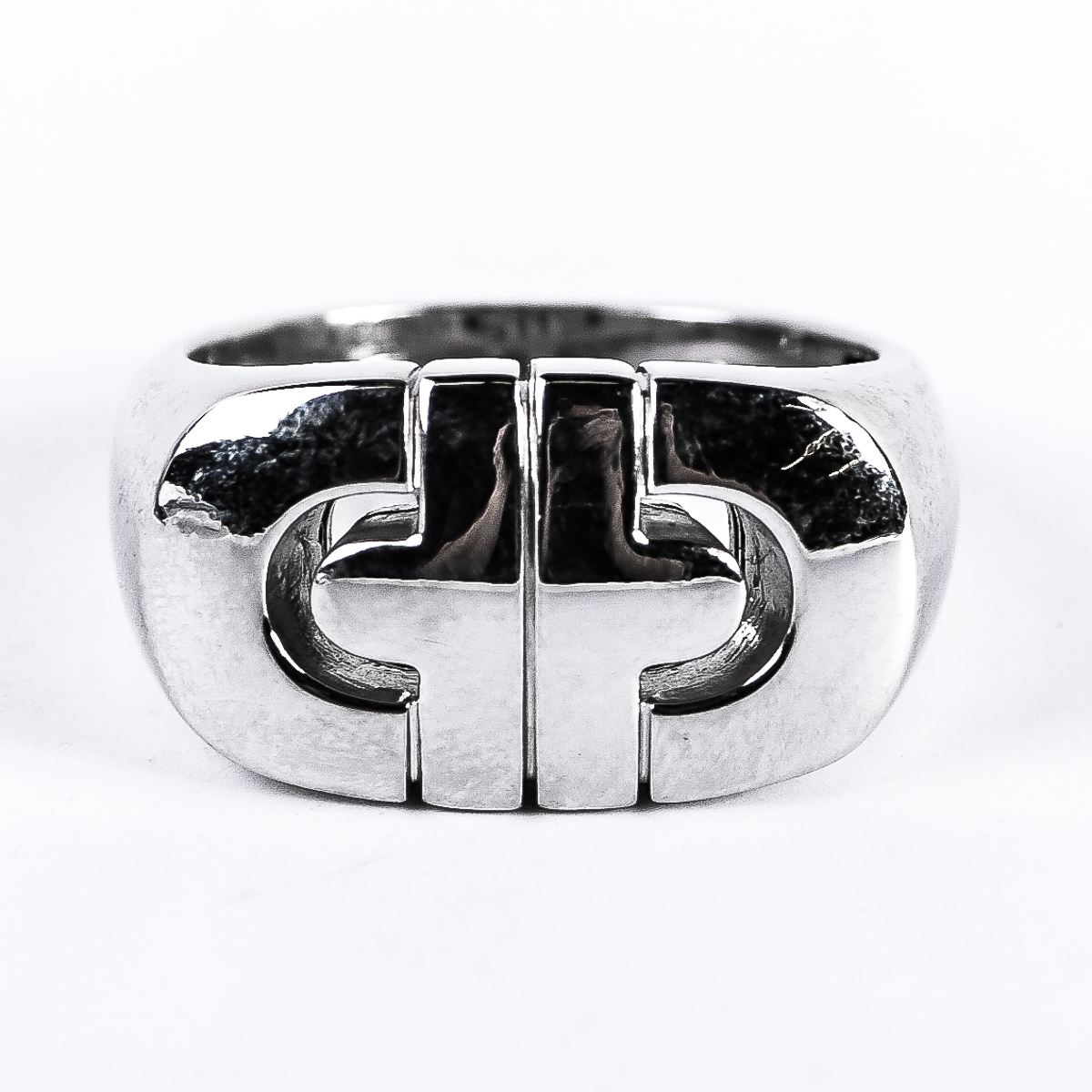 Bvlgari Parentesi 18K White Gold Ring