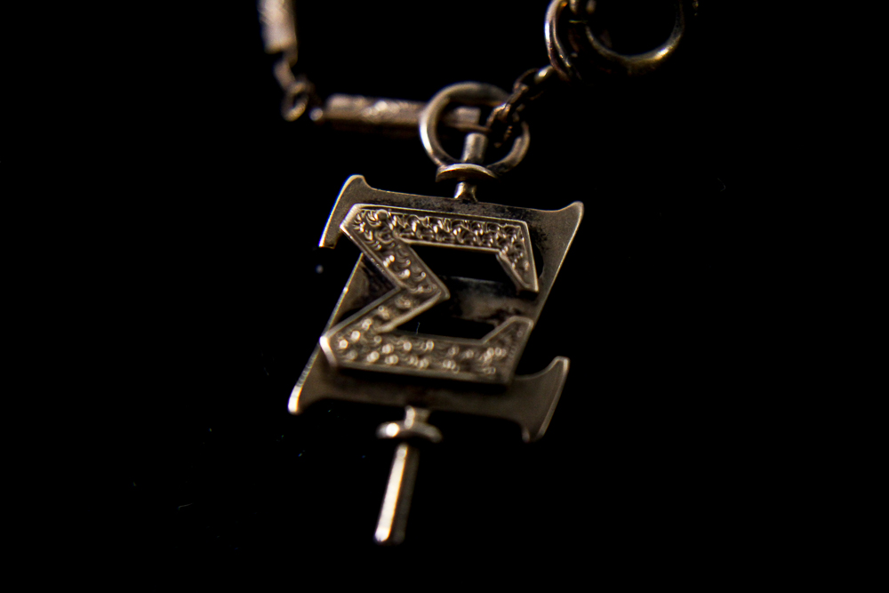 Gold Filled Elgin Pocket Watch with Fob and 14K and 10K Charms