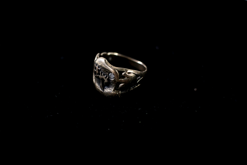 10K Yellow Gold Ring with Diamond