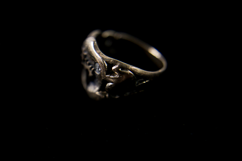 10K Yellow Gold Ring with Diamond