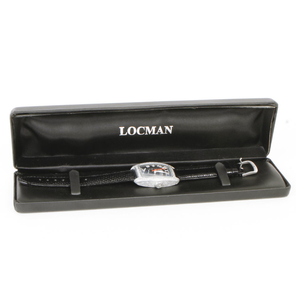 Locman Italy Sport Women's 1.42 CTW Diamond and Aluminum Watch