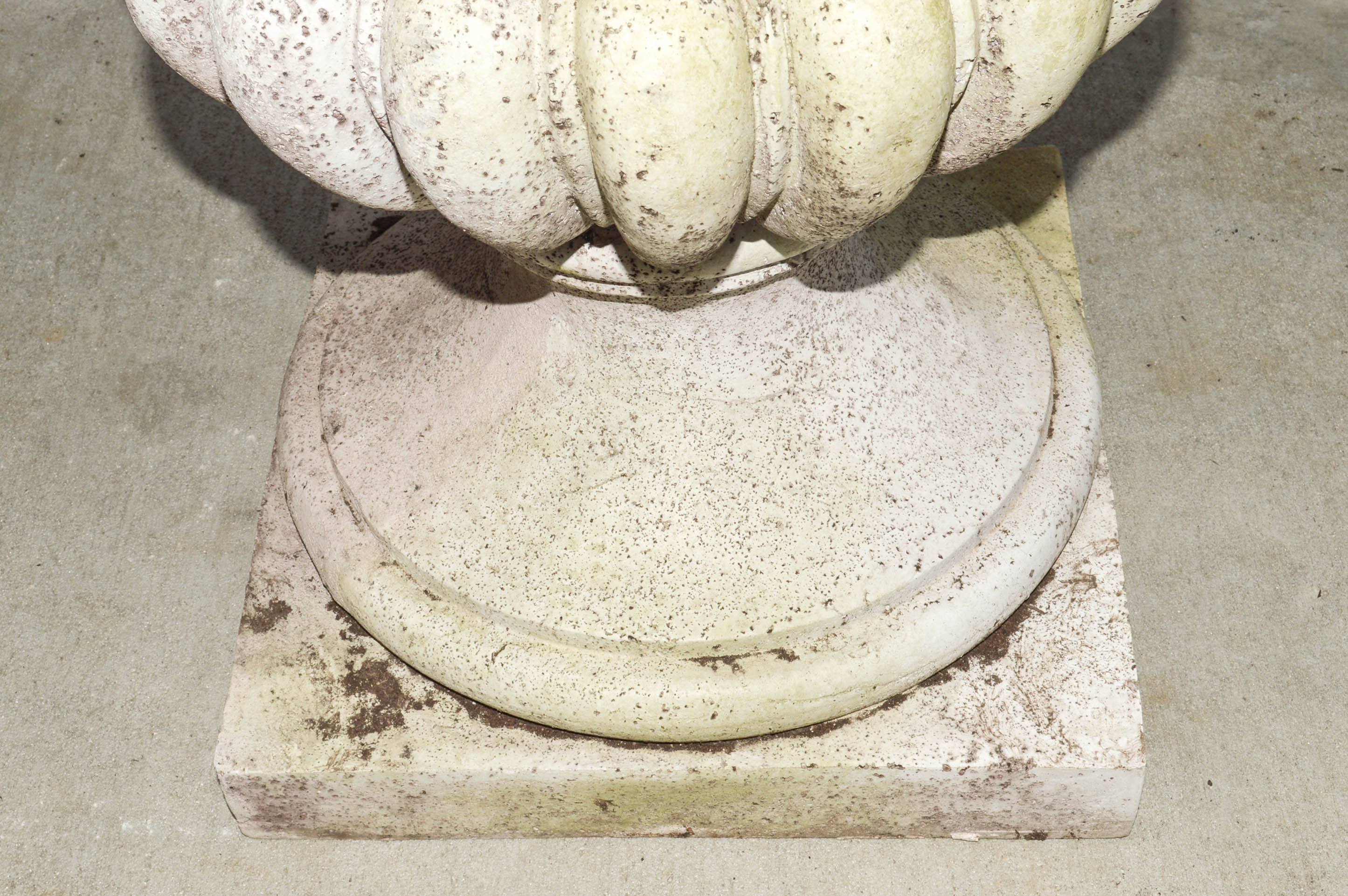 Pair of Faux Concrete Urn Planters