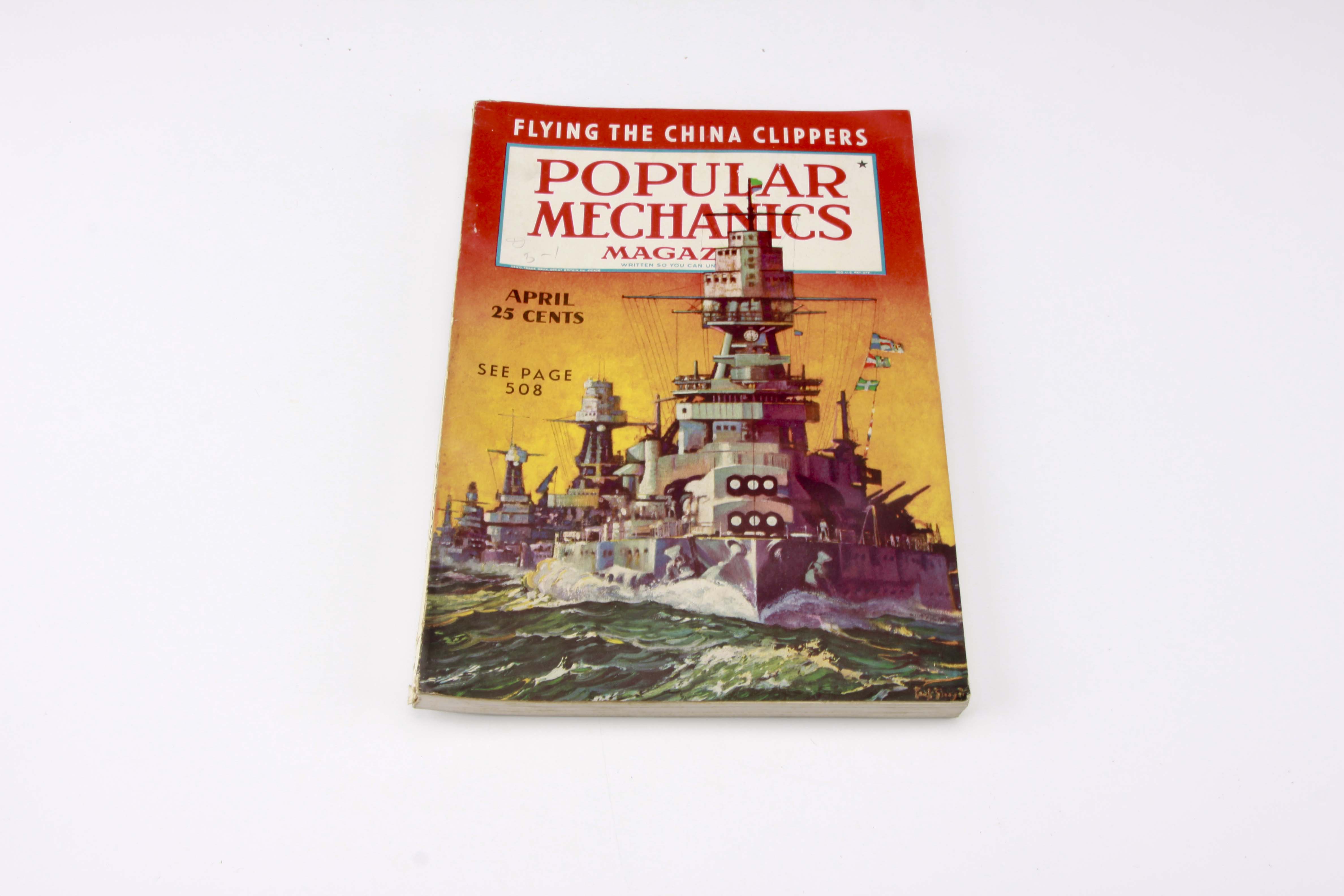 Group of 1938 "Popular Mechanics" Magazines