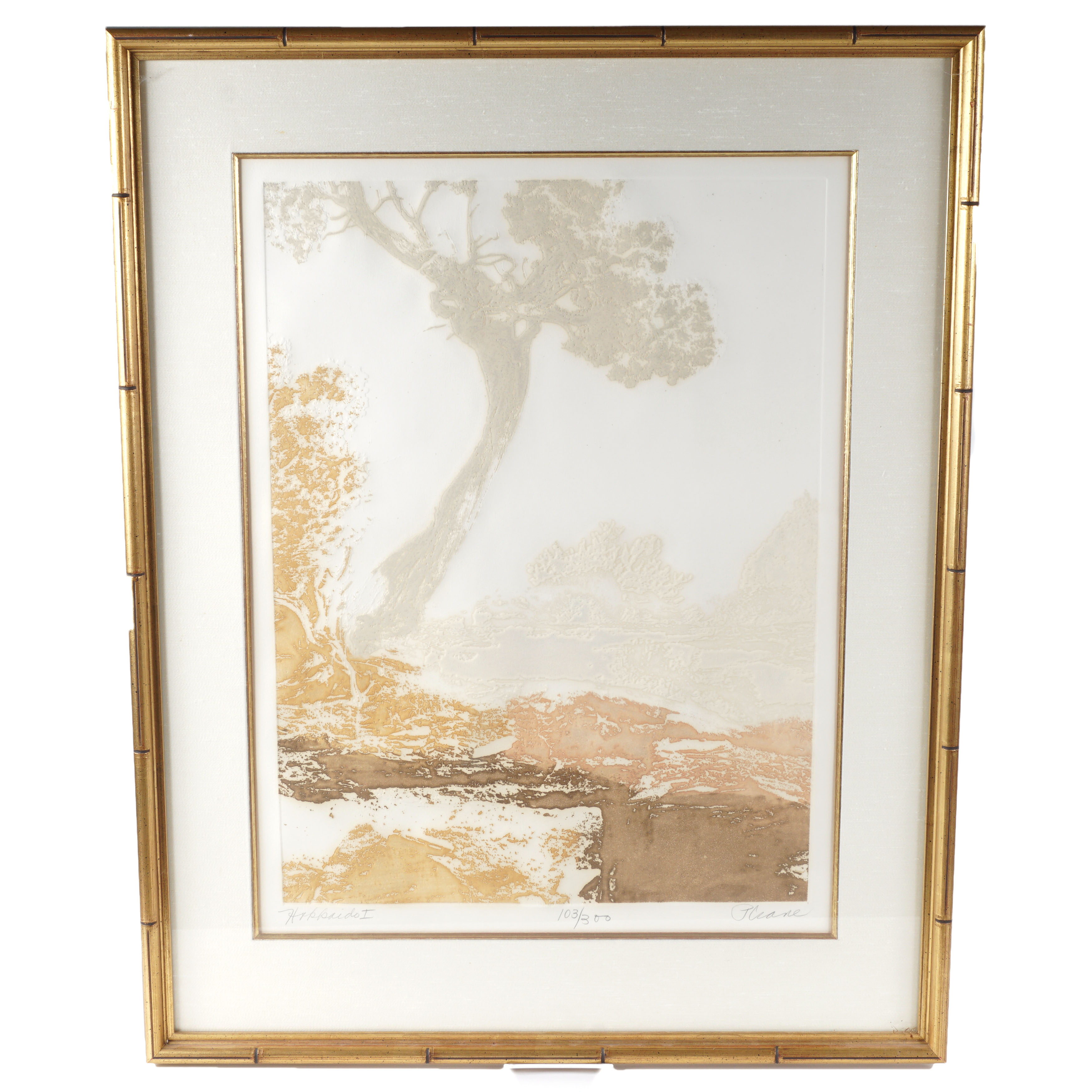 P. Crane Limited Edition Aquatint "Hokkaido I"