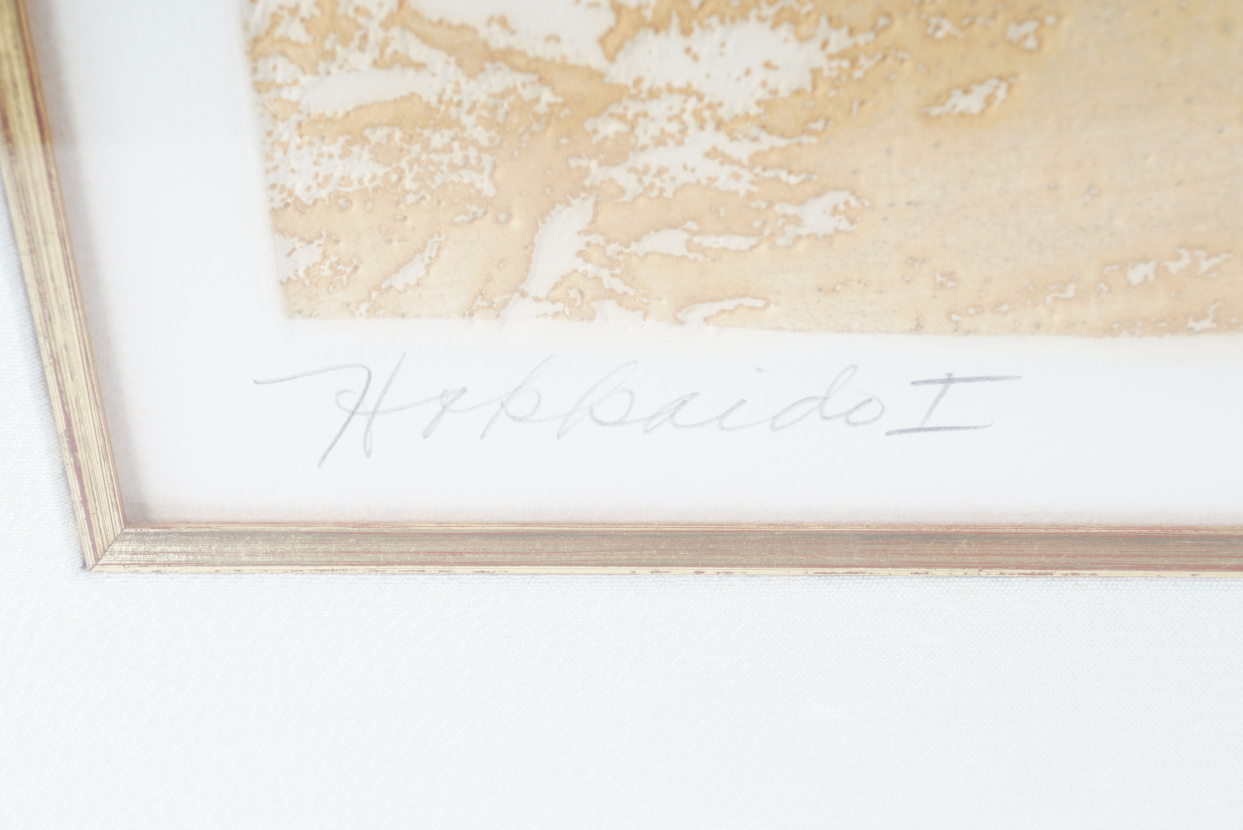 P. Crane Limited Edition Aquatint "Hokkaido I"