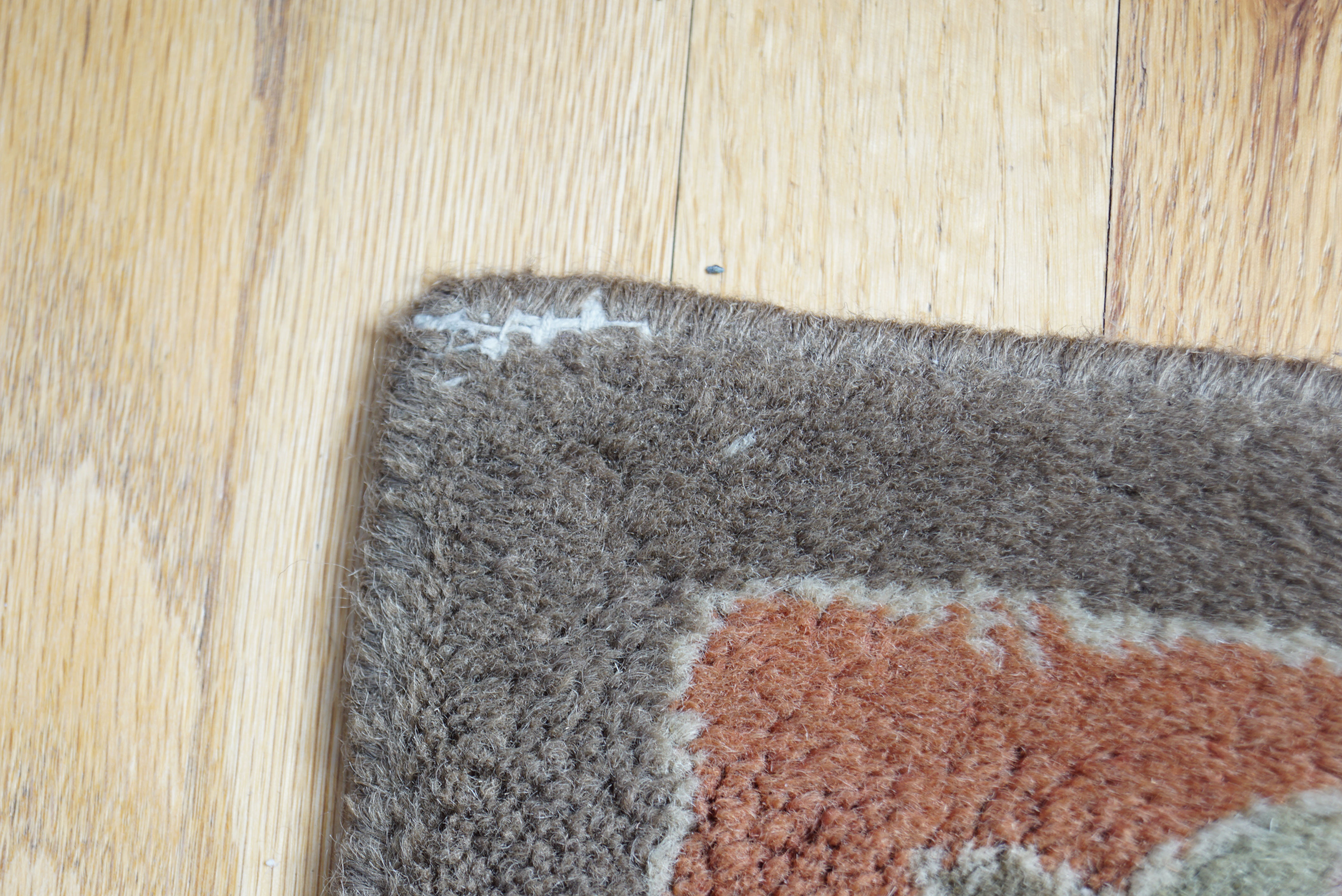 Art Nouveau-Style Wool Area Rug