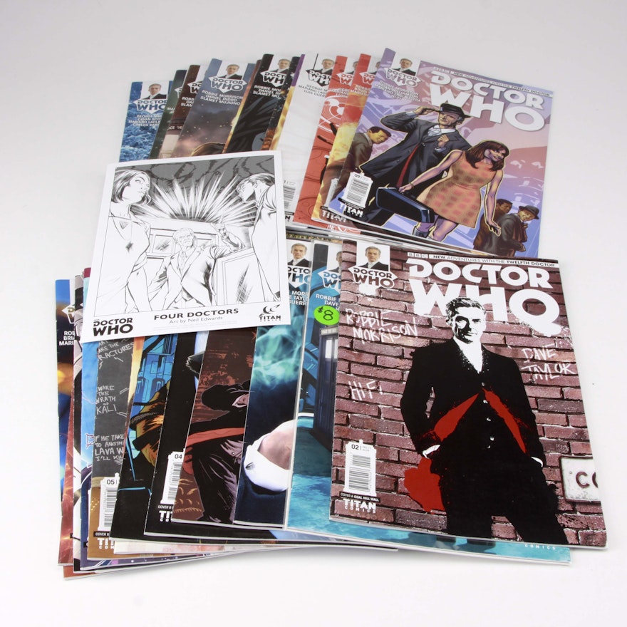 "Doctor Who" Twelfth Doctor Comics with Alternative Covers and Art Print