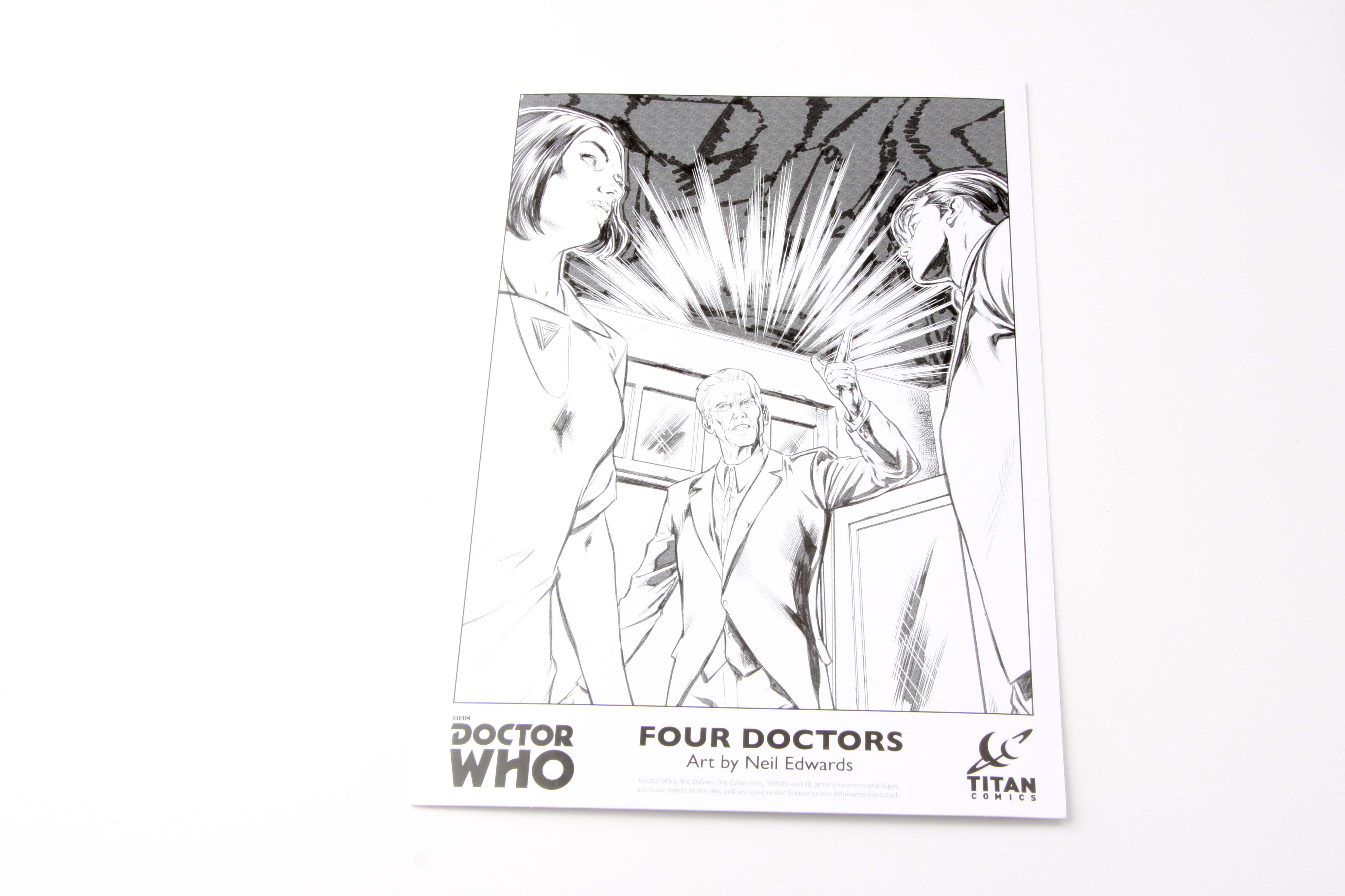 "Doctor Who" Twelfth Doctor Comics with Alternative Covers and Art Print