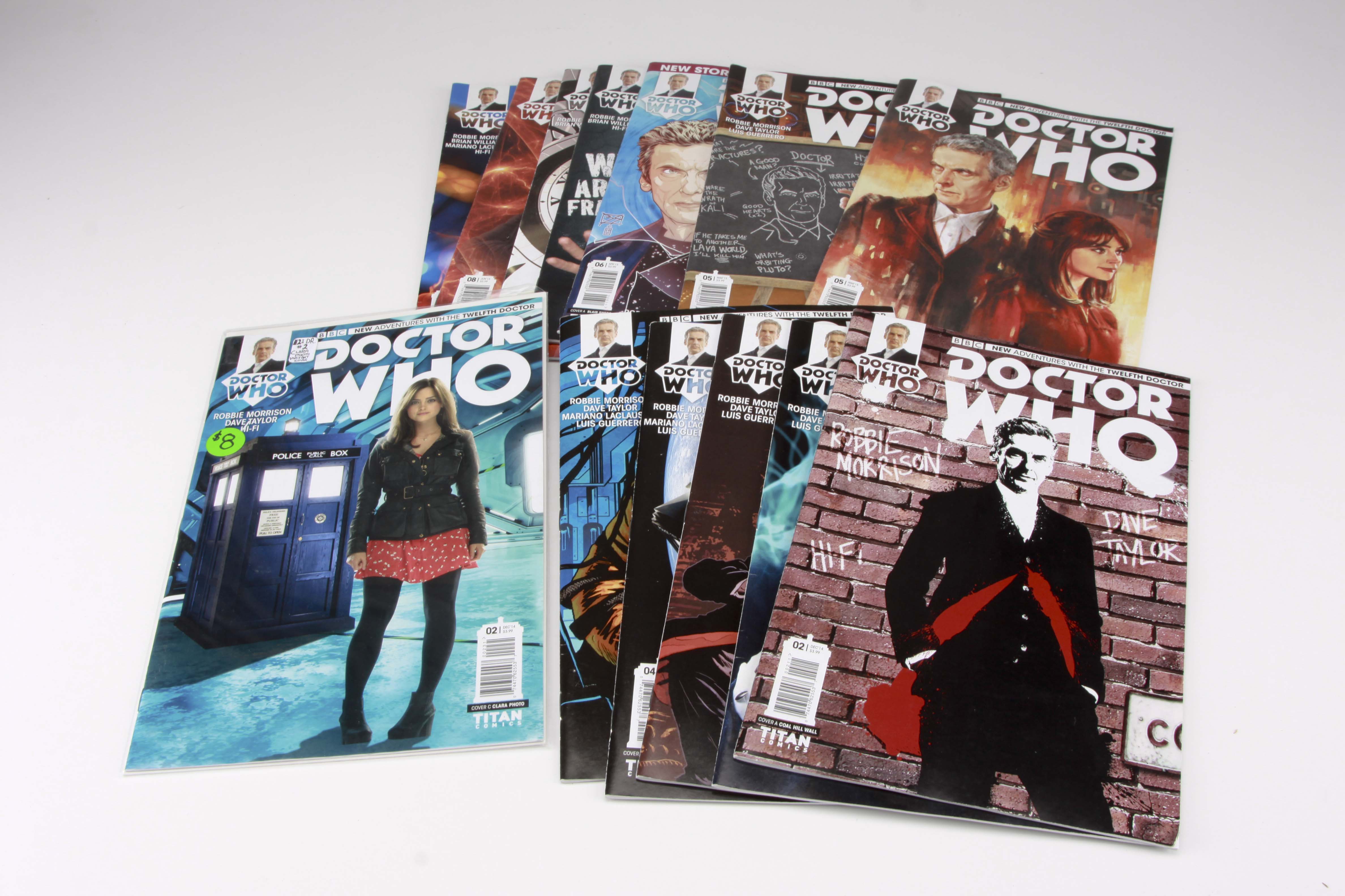 "Doctor Who" Twelfth Doctor Comics with Alternative Covers and Art Print