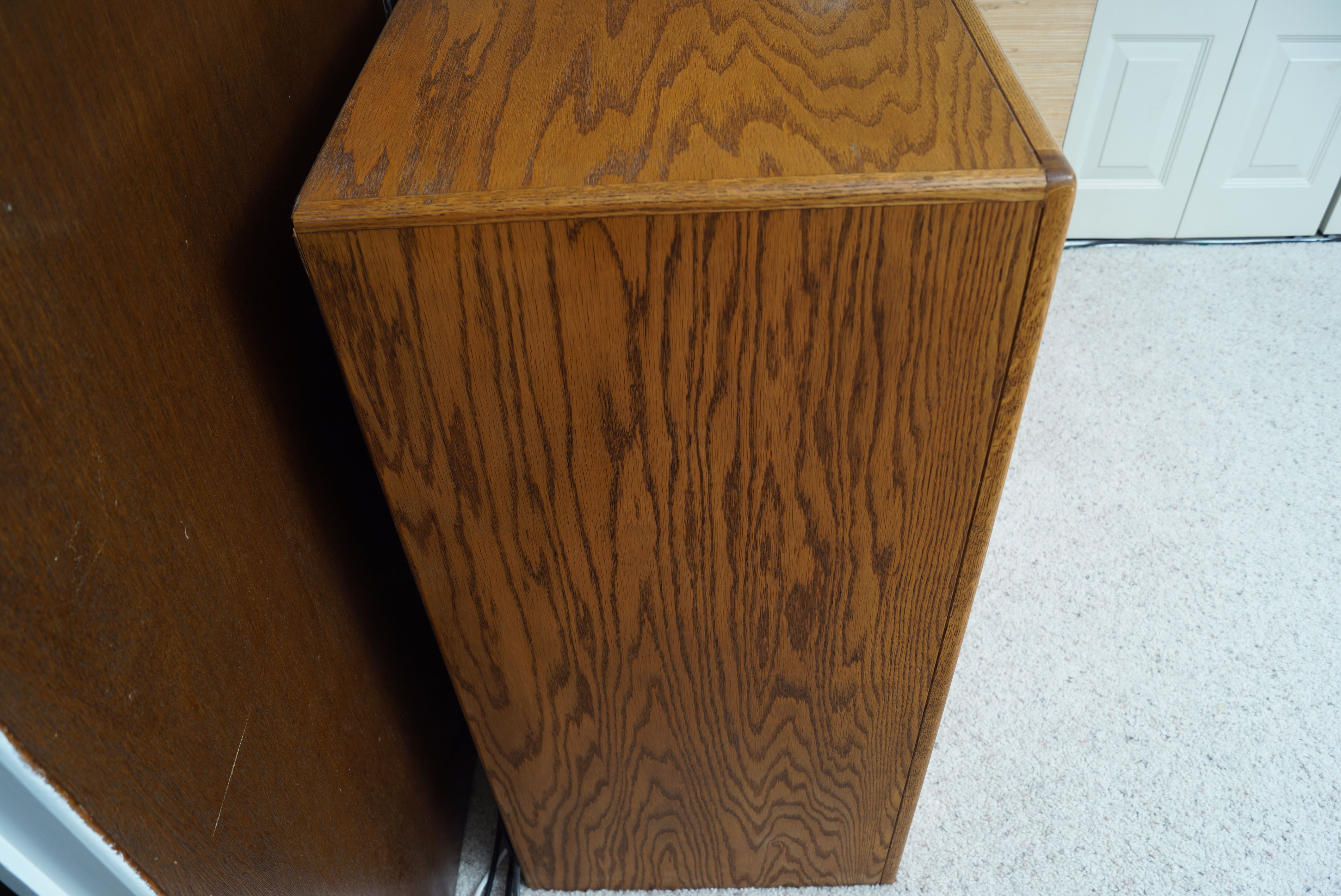 Television Cabinet And Small Rolling Cabinet