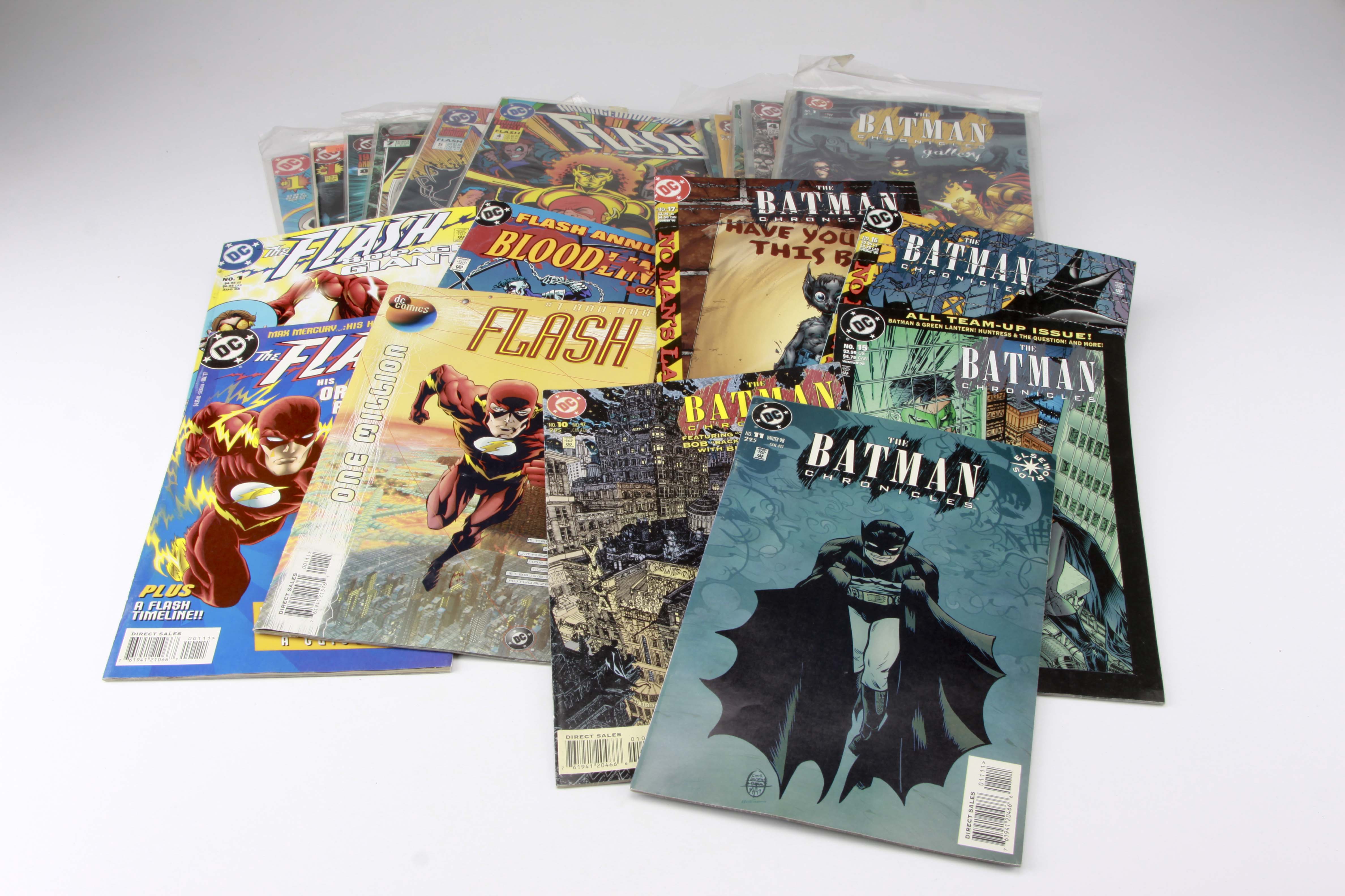 Modern “The Batman Chronicles” and Flash Comics
