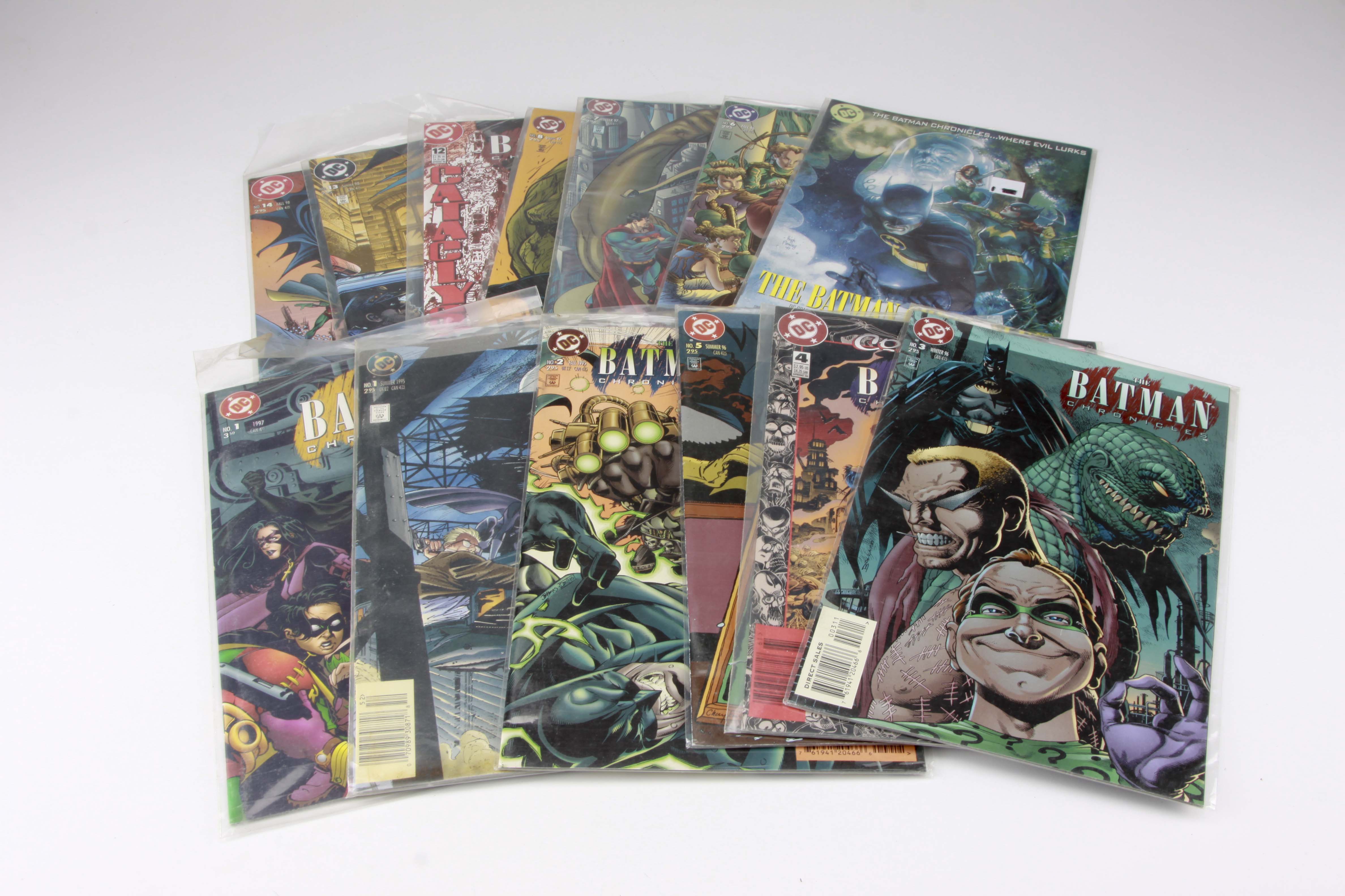 Modern “The Batman Chronicles” and Flash Comics
