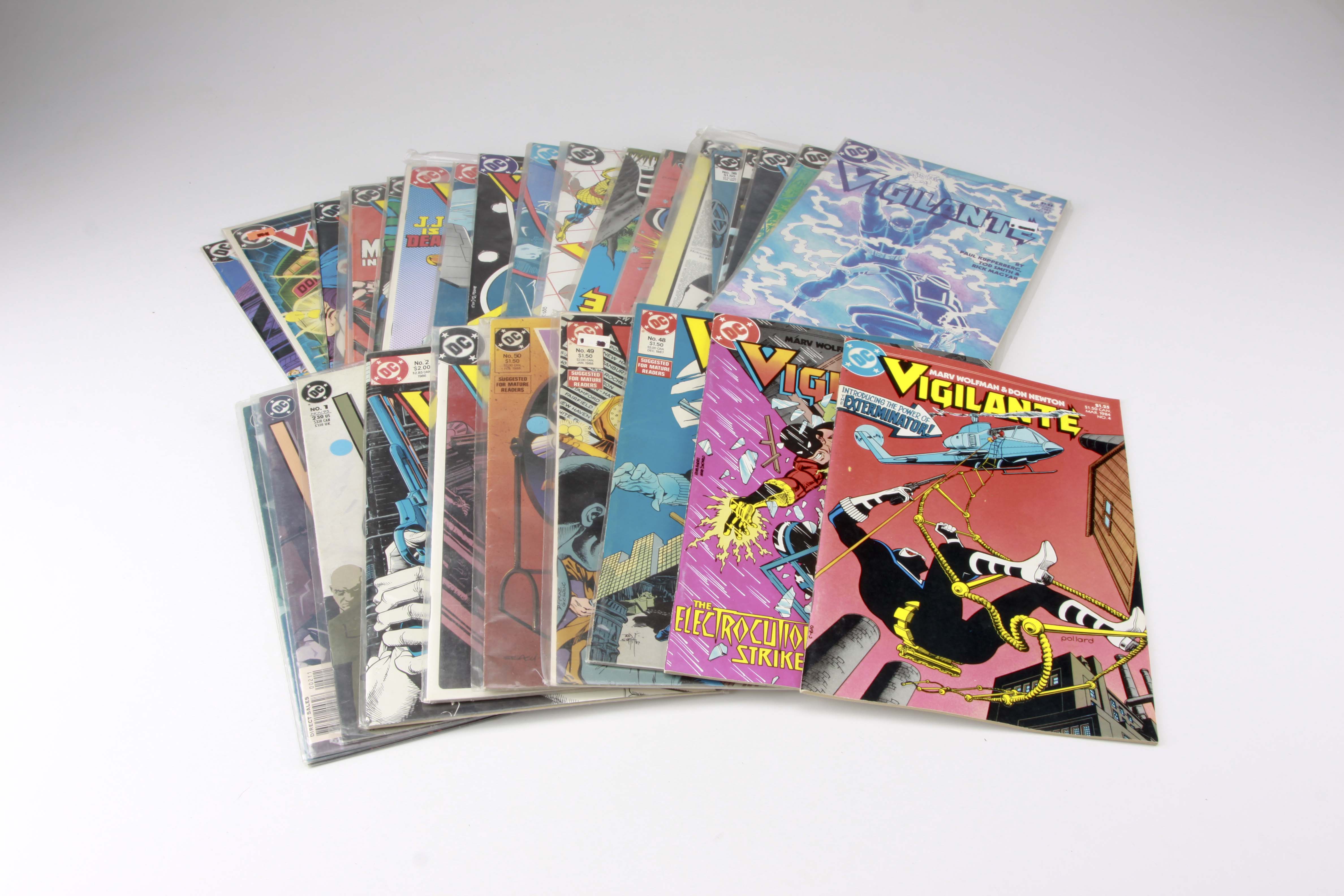 Collection of Vigilante Comics
