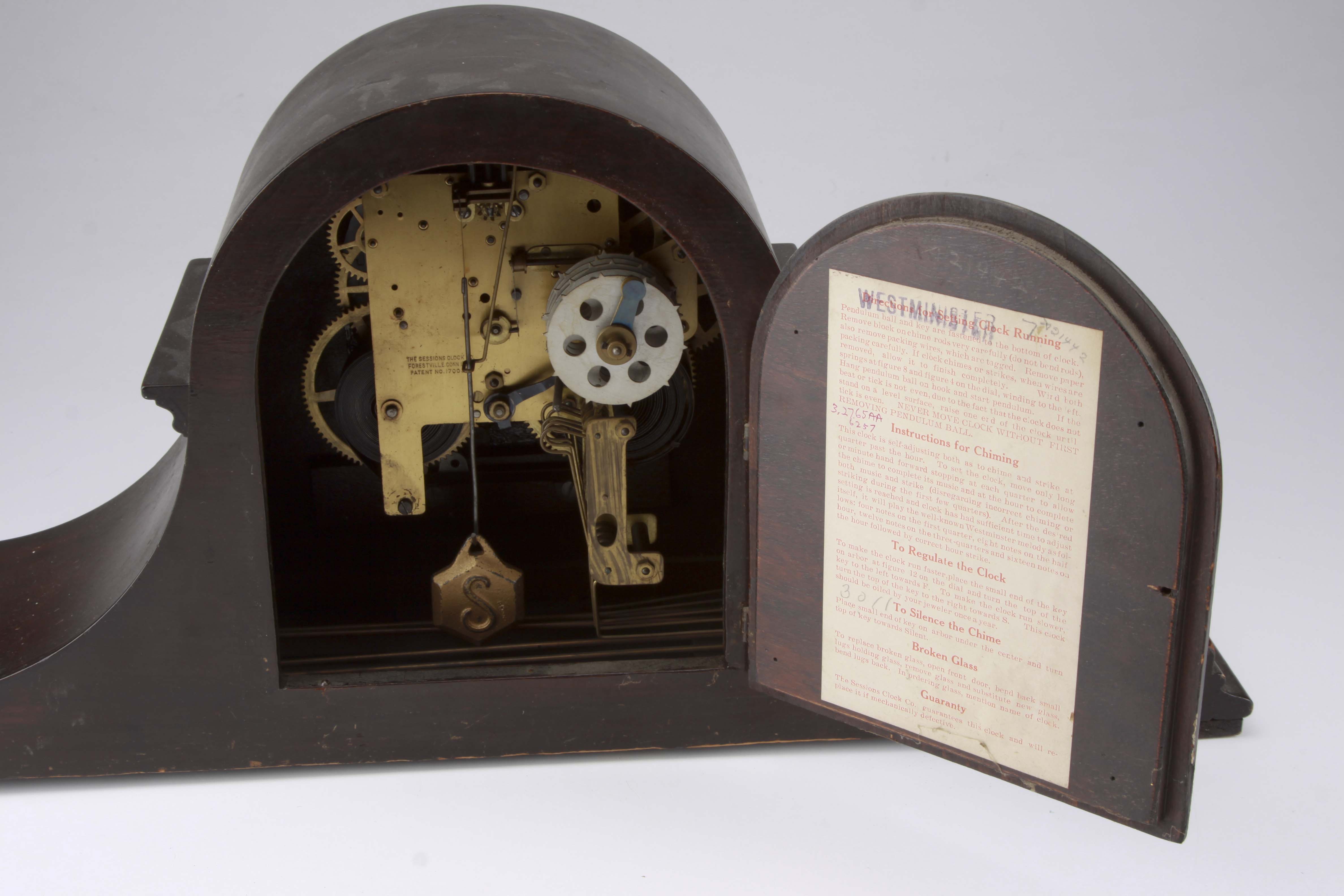 Sessions Westminster Style Mantel Clock