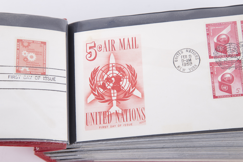 United Nations Postal Stamps including First Day Covers