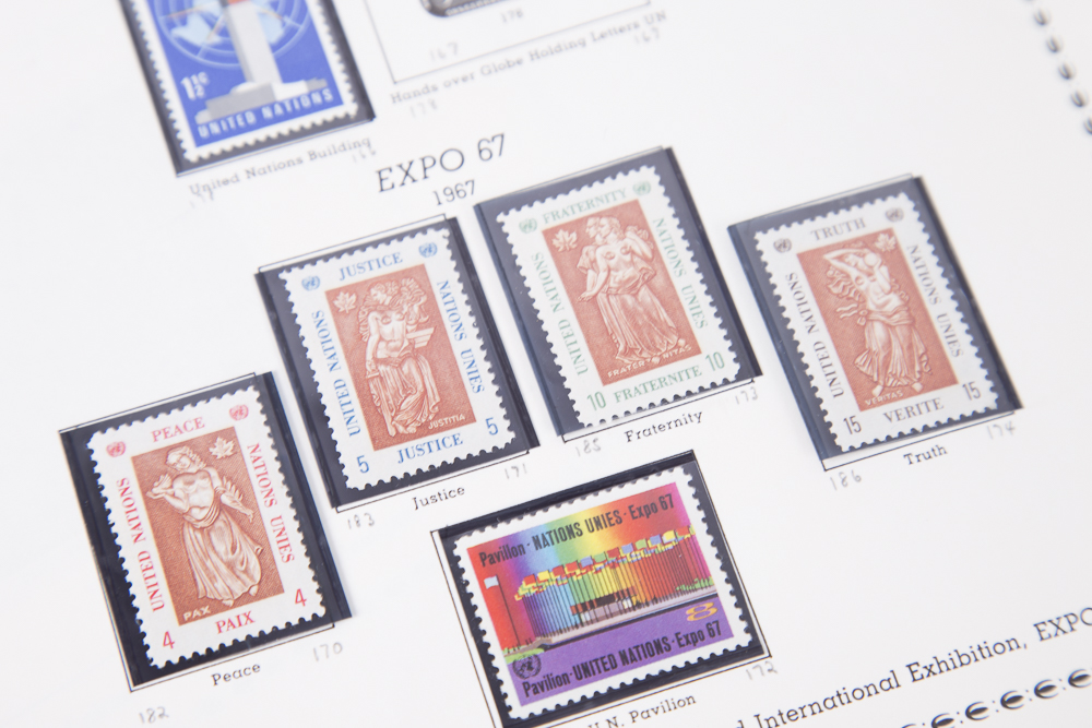 United Nations Postal Stamps including First Day Covers