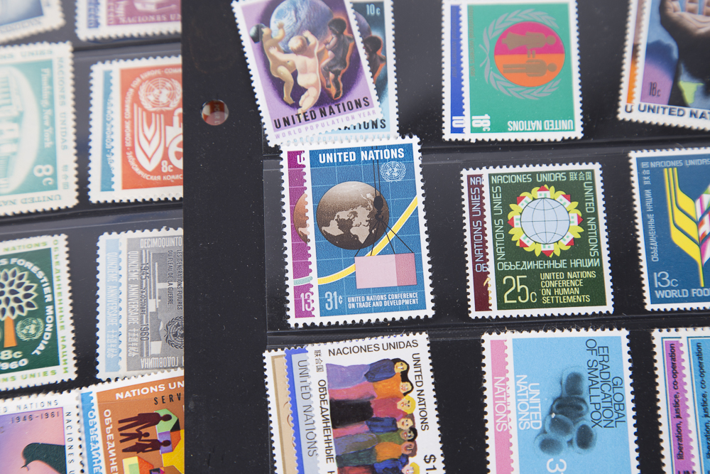 United Nations Postal Stamps including First Day Covers