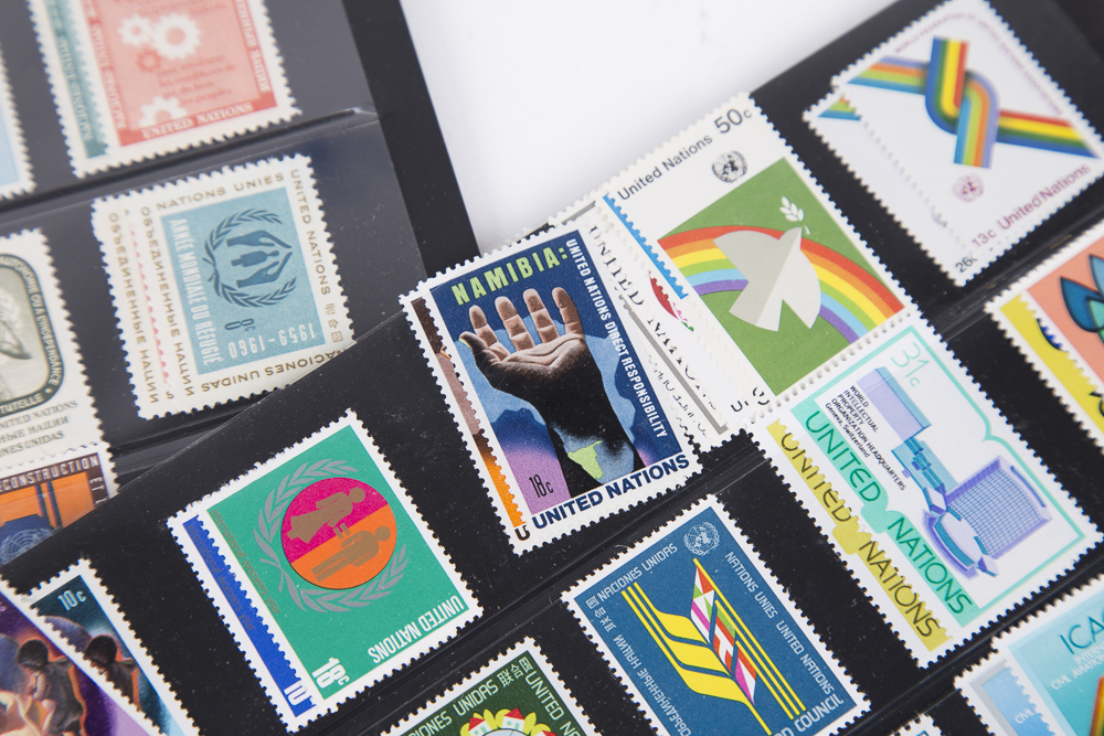 United Nations Postal Stamps including First Day Covers