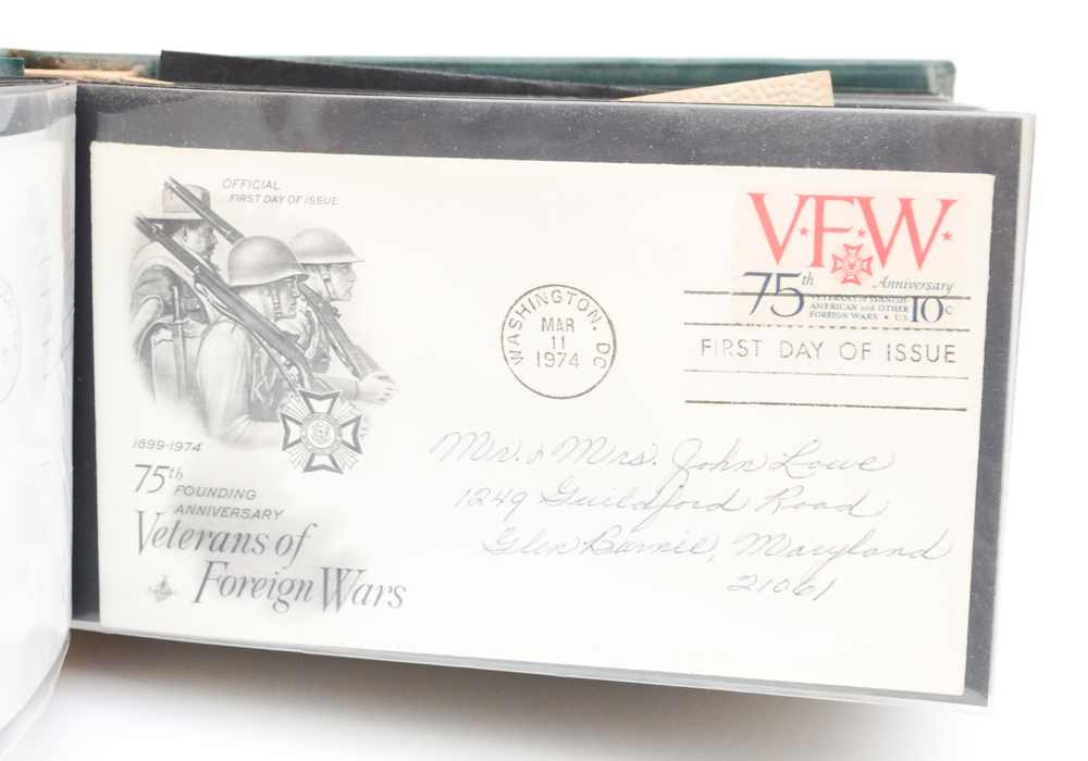 Collection of American Stamps and First Day Covers