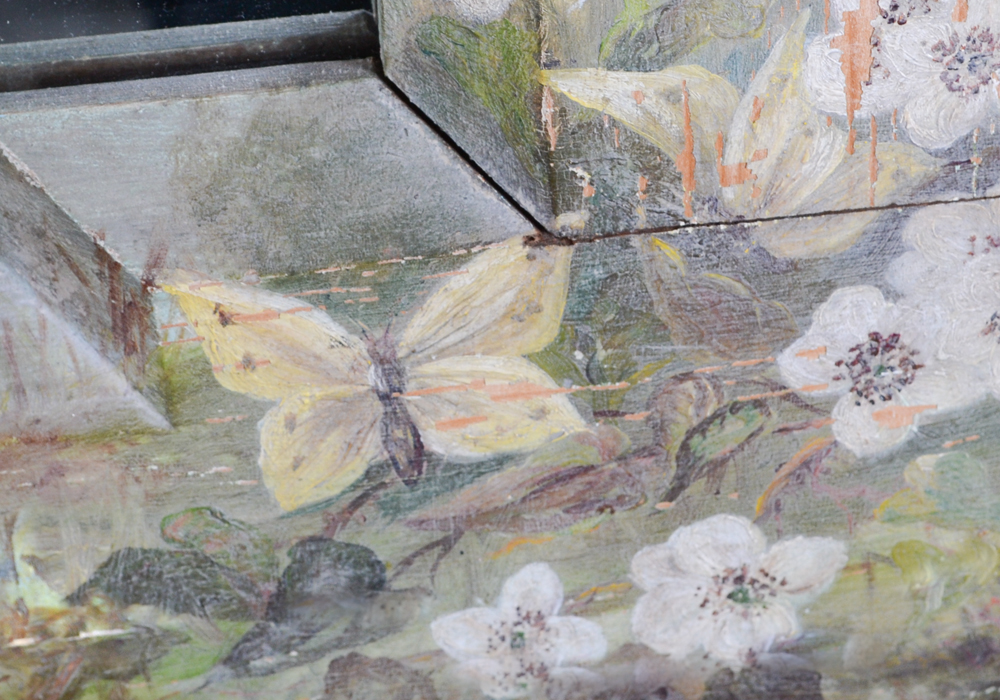 Vintage Painted Mirror