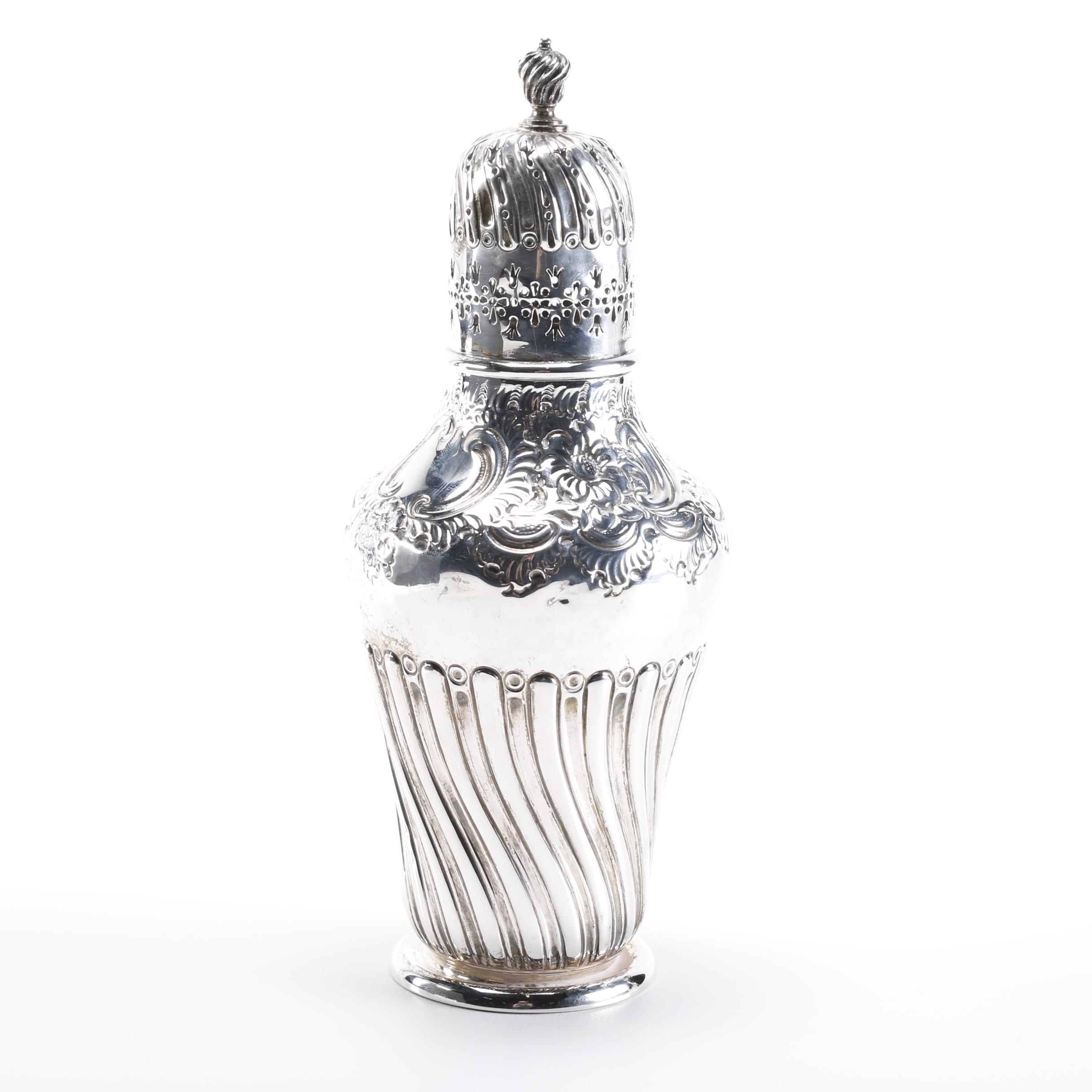 Atkin Bros Sterling Silver Victorian Shaker