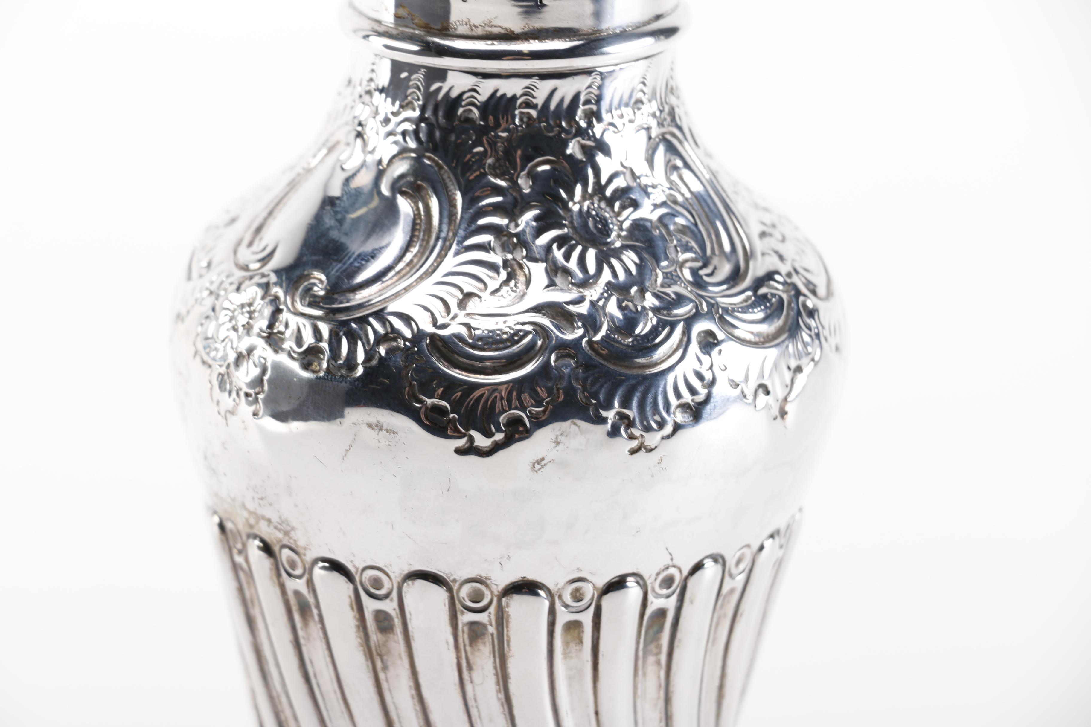 Atkin Bros Sterling Silver Victorian Shaker