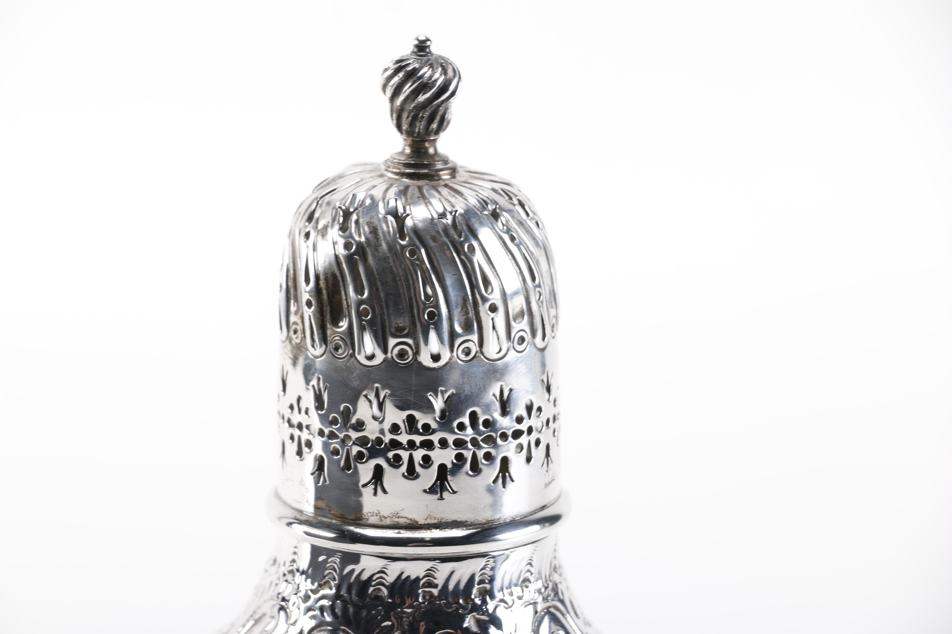 Atkin Bros Sterling Silver Victorian Shaker