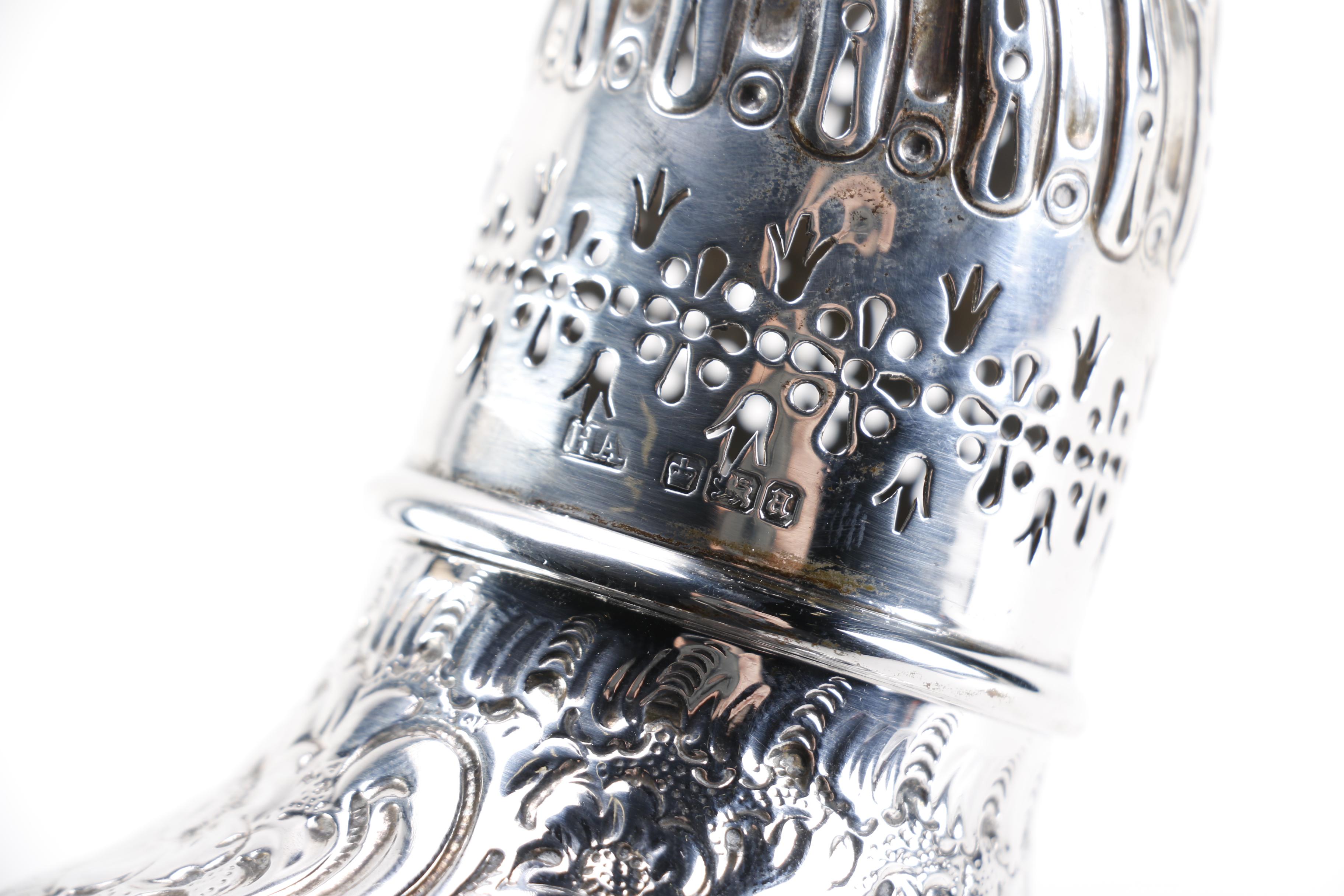 Atkin Bros Sterling Silver Victorian Shaker