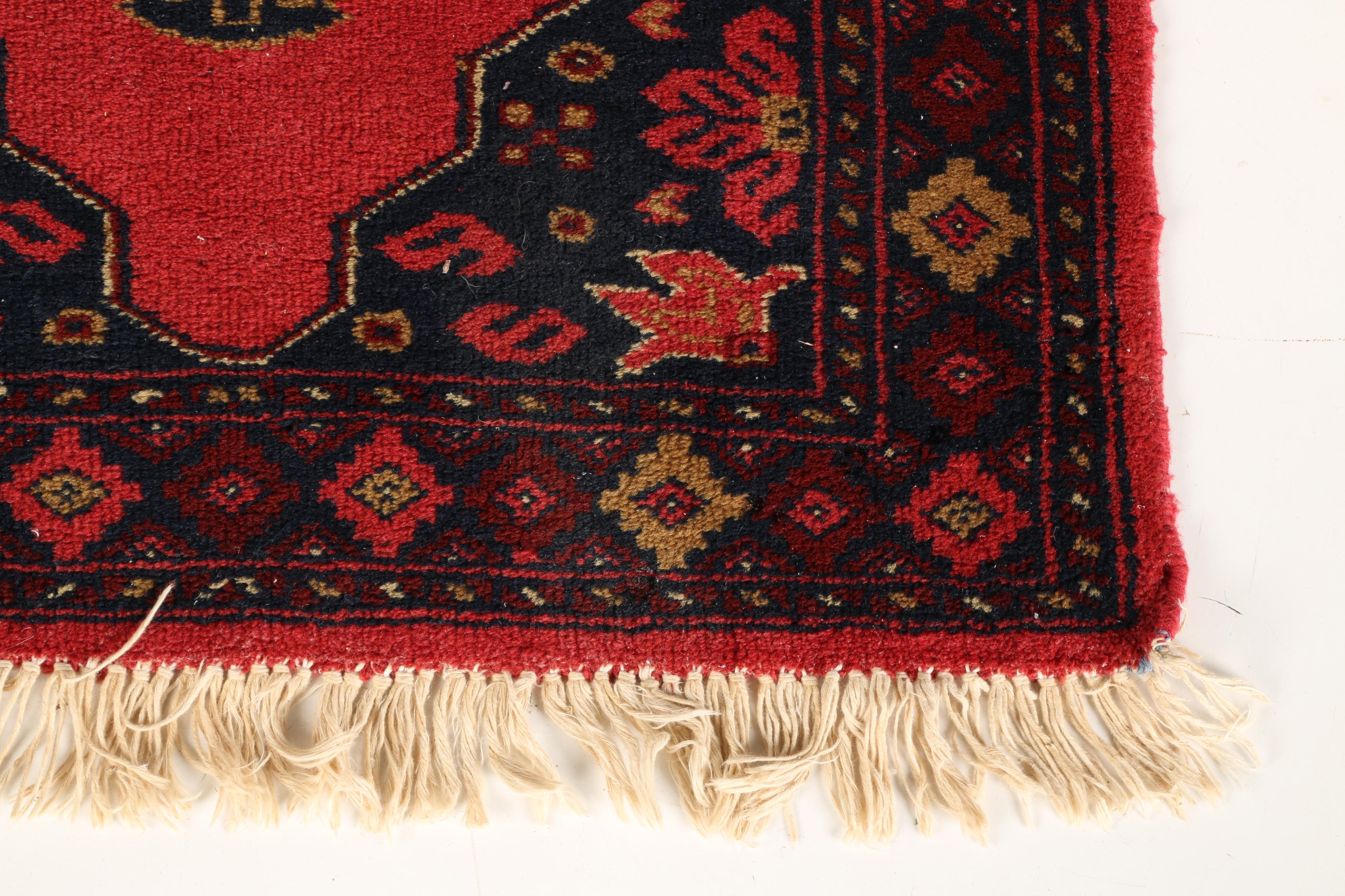 Hand-Knotted Indian Jaipur Area Rug