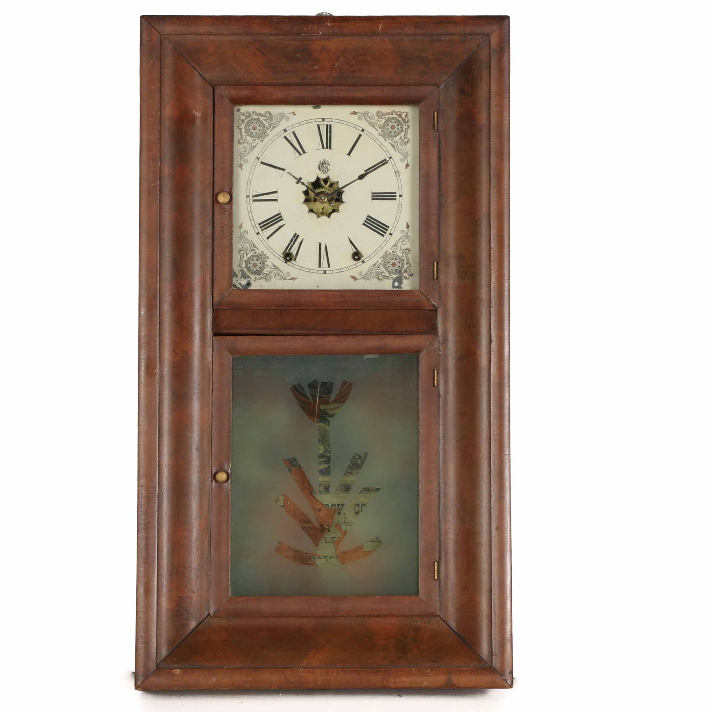 Antique Waterbury Ogee Clock