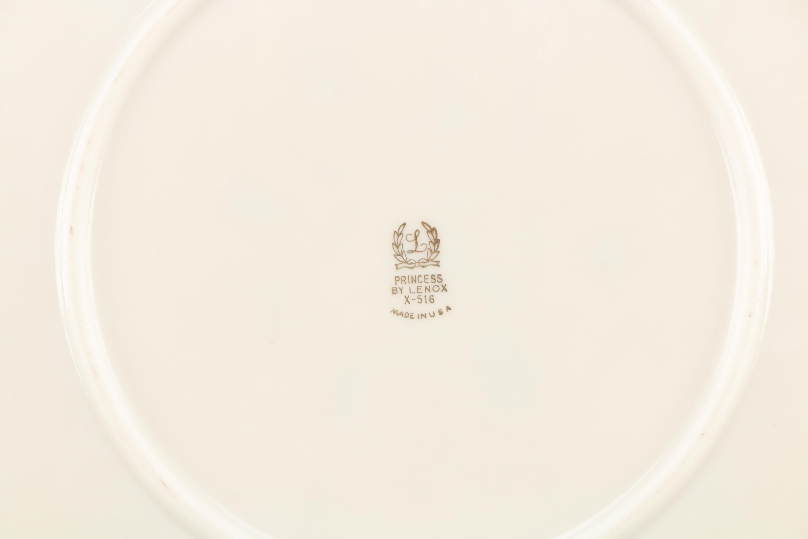 Lenox "Princess" Four-Piece Dinnerware Set