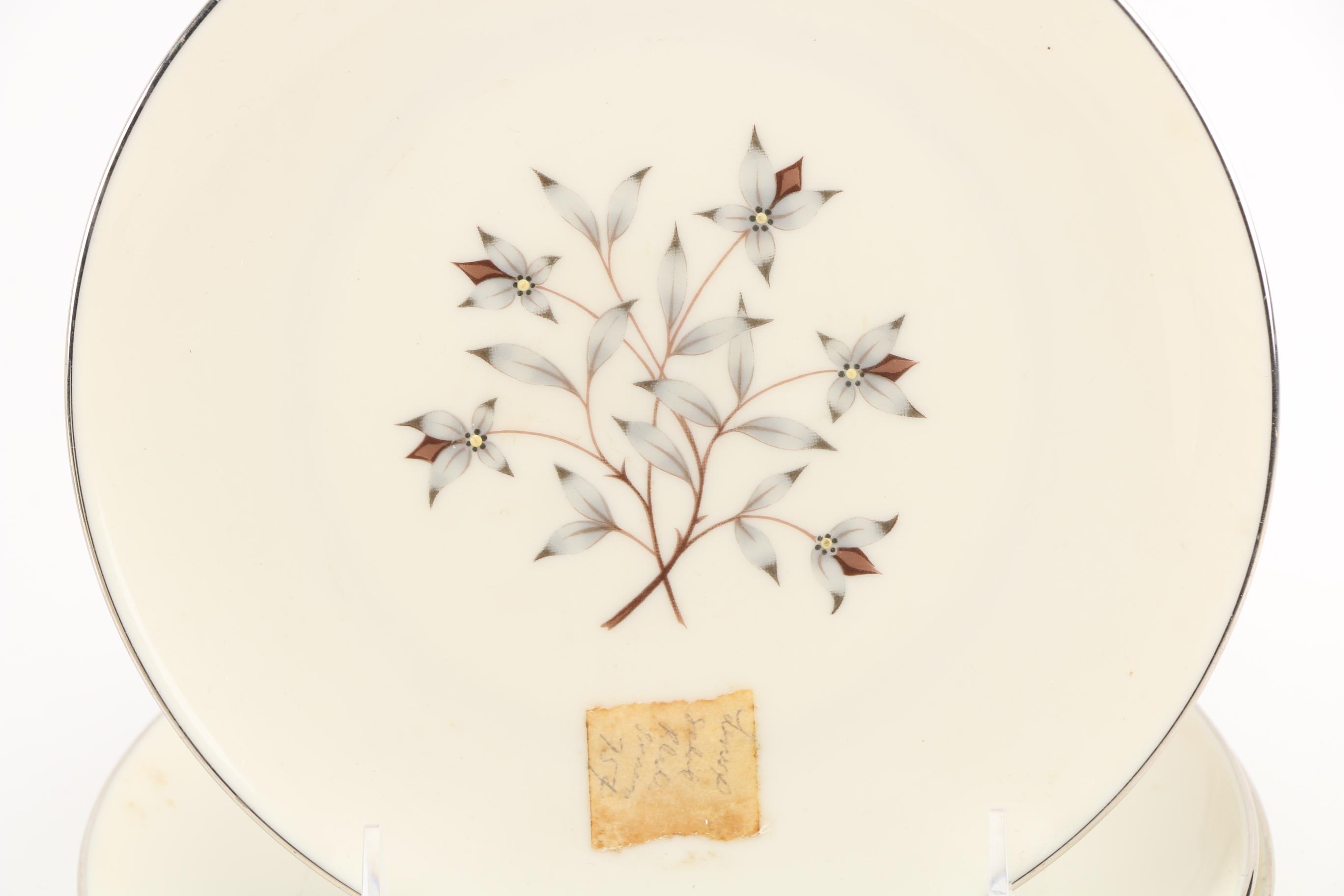 Lenox "Princess" Four-Piece Dinnerware Set