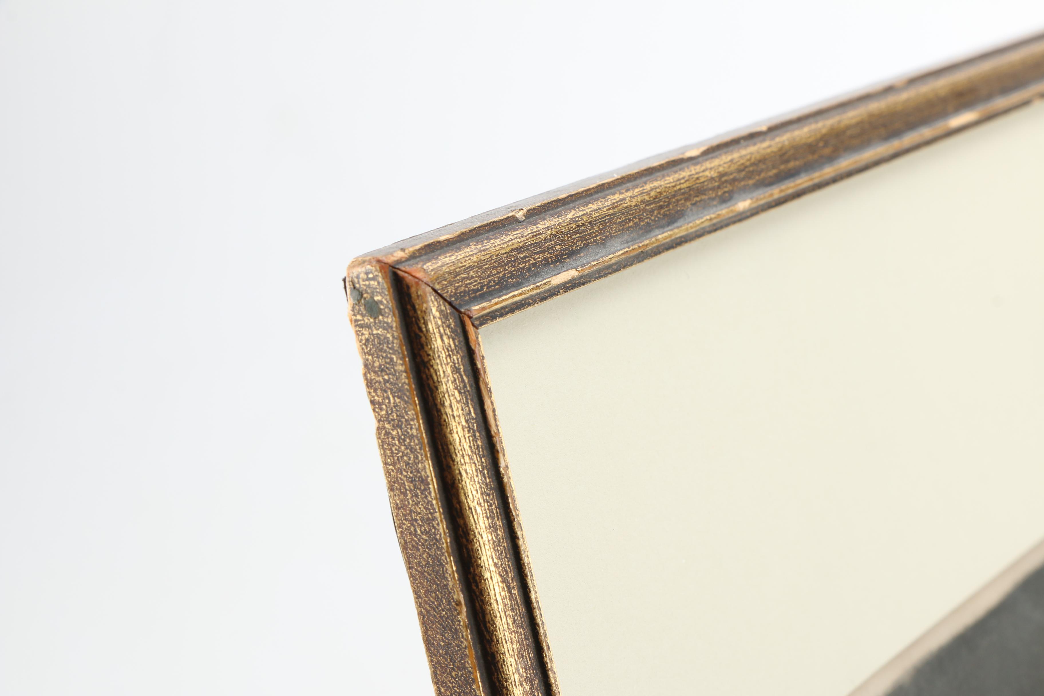 Edward T. Hurley Aquatint "Christ Church Tower from a 5th Story Doorway"