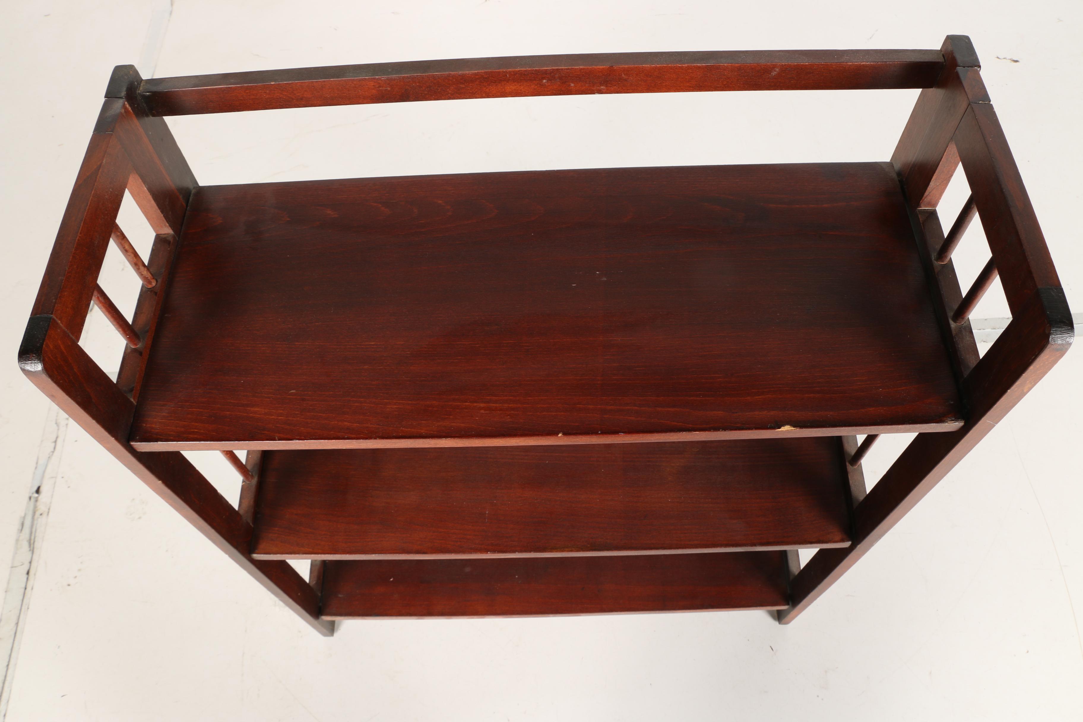 Folding Wooden Bookcase