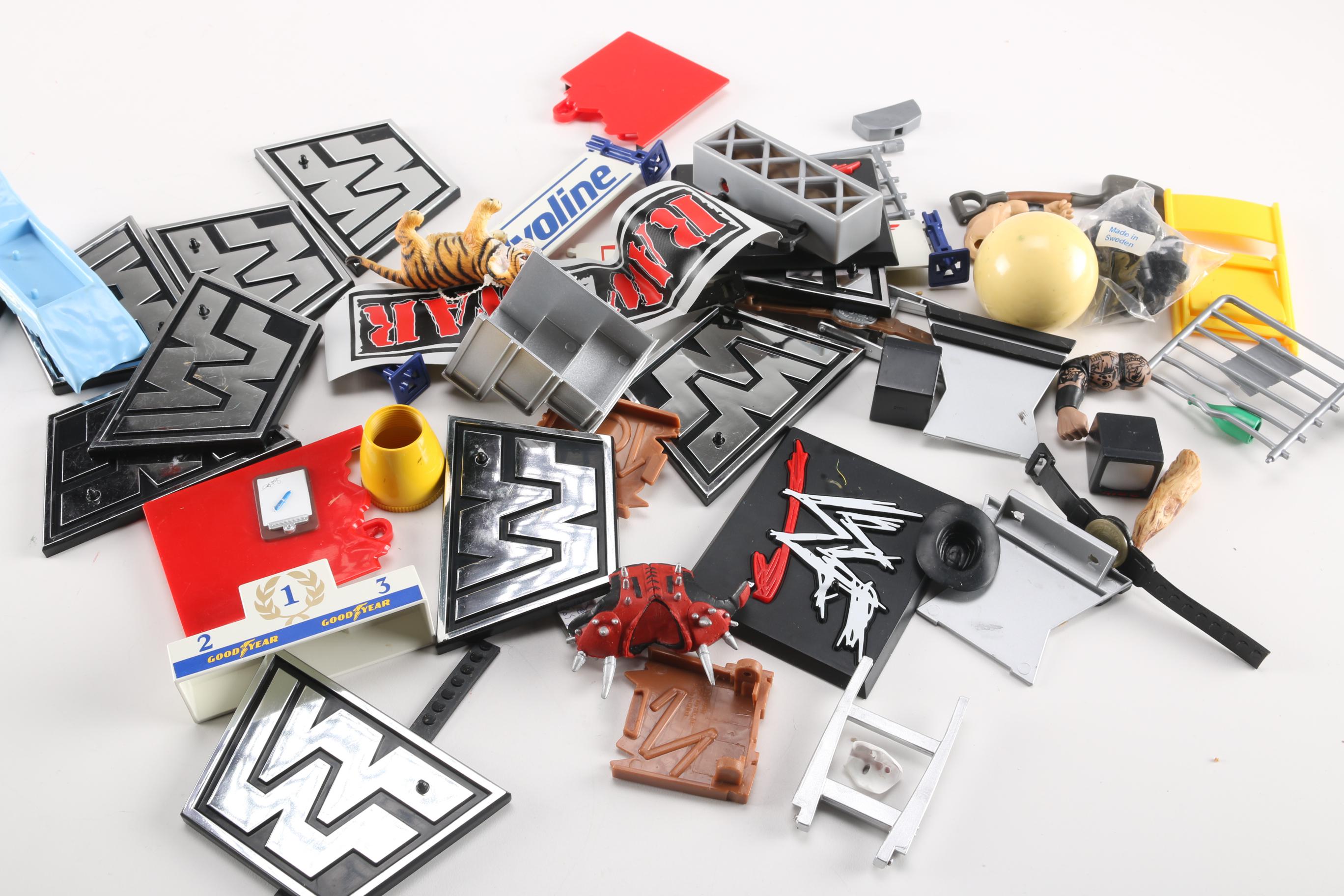 Circa 1990s WWF and NWO Wrestling Action Figures