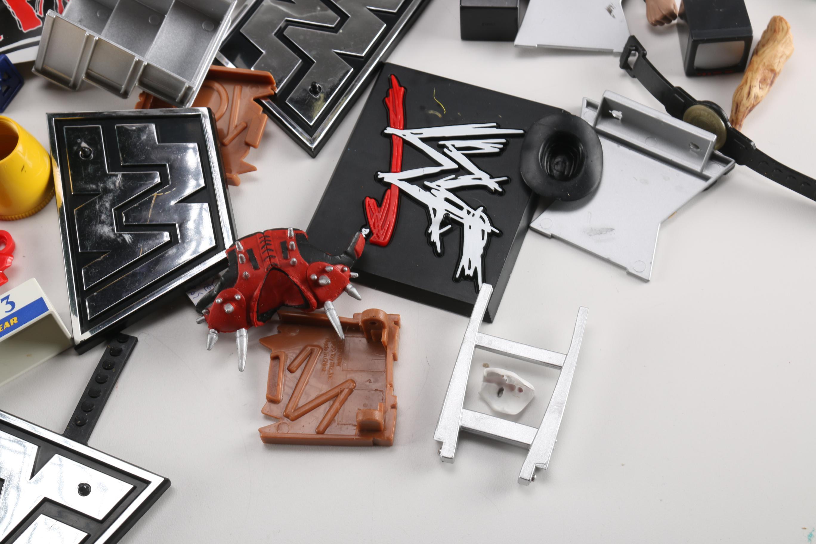 Circa 1990s WWF and NWO Wrestling Action Figures