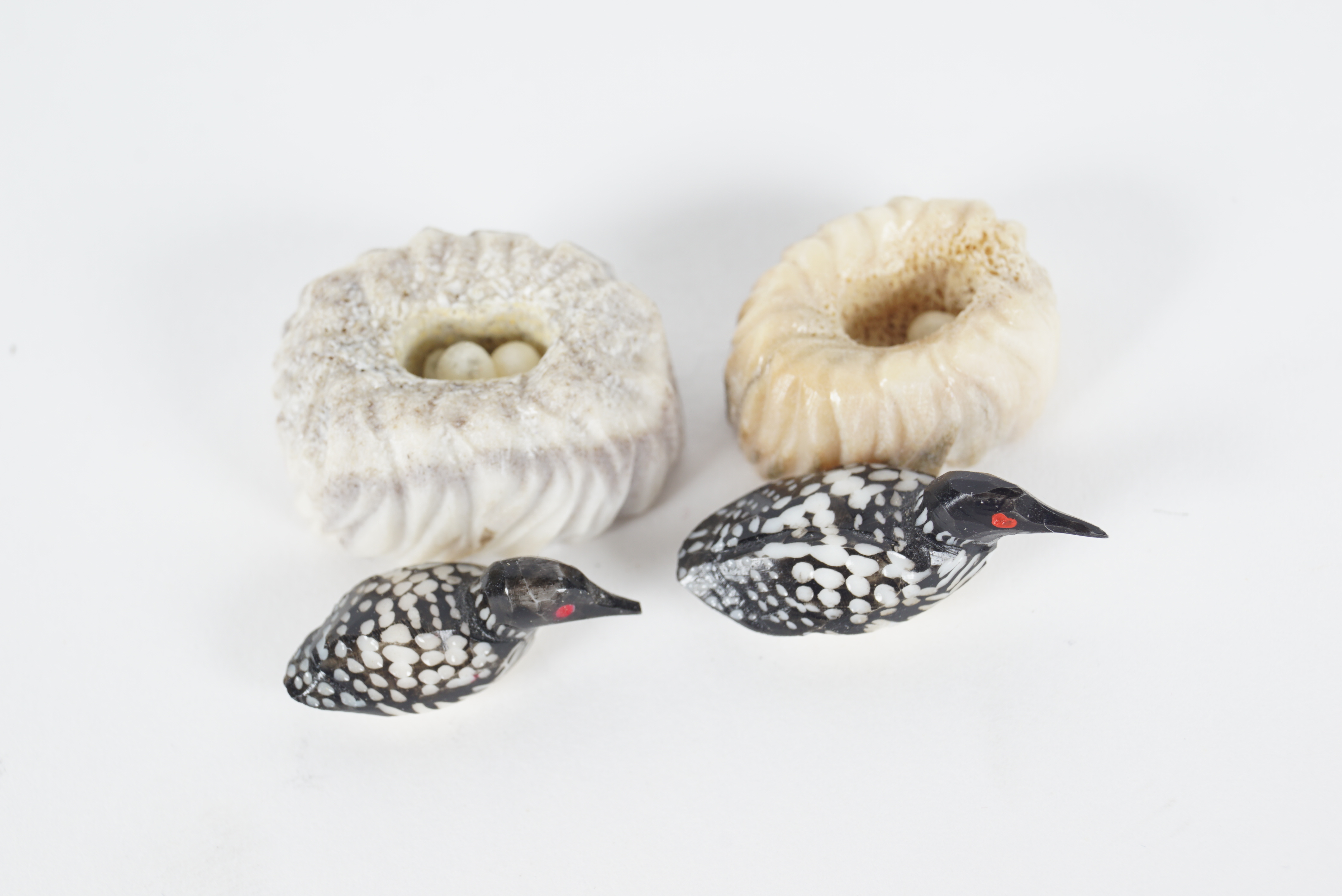 Group of Loon Figurines and Decor