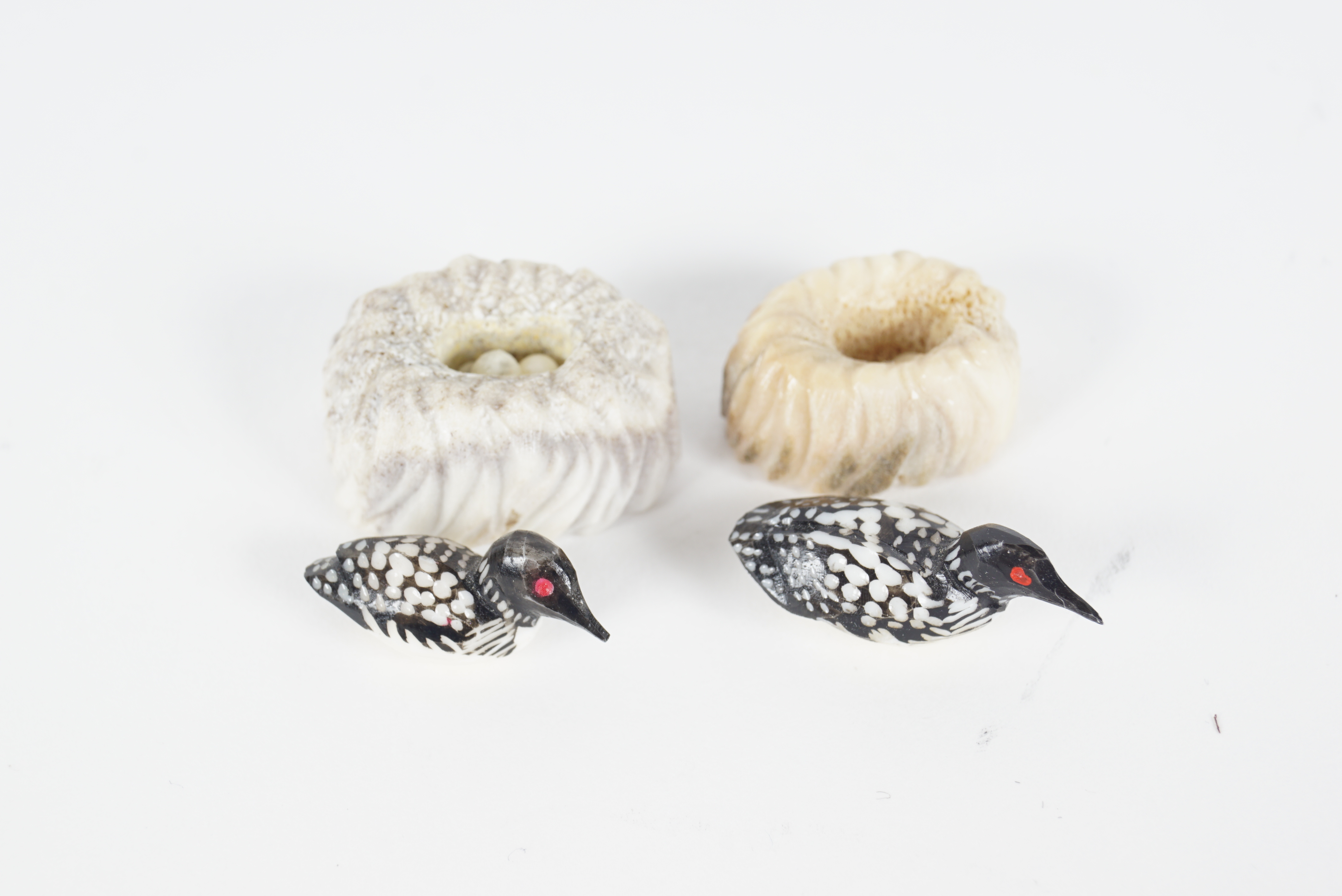 Group of Loon Figurines and Decor