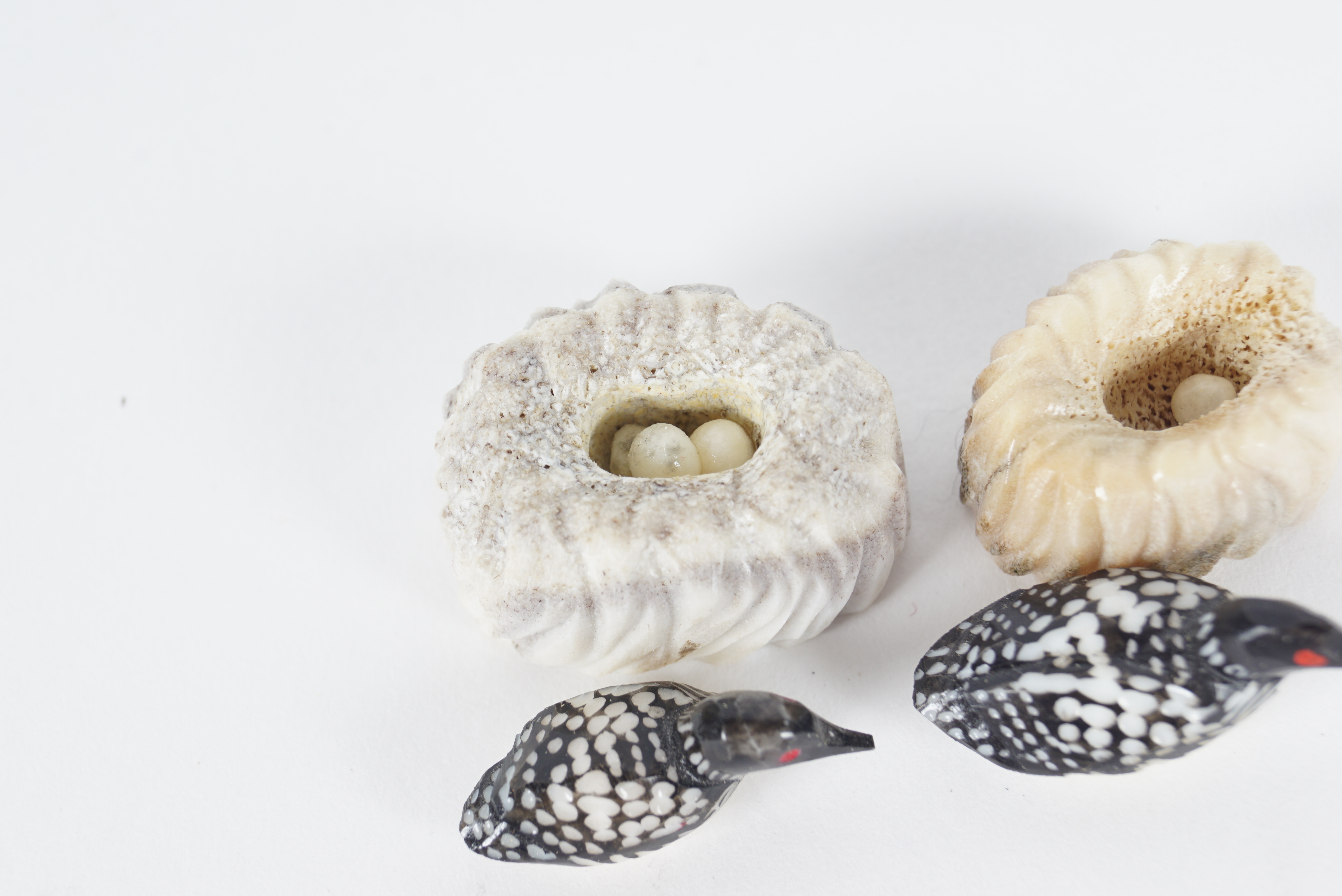 Group of Loon Figurines and Decor