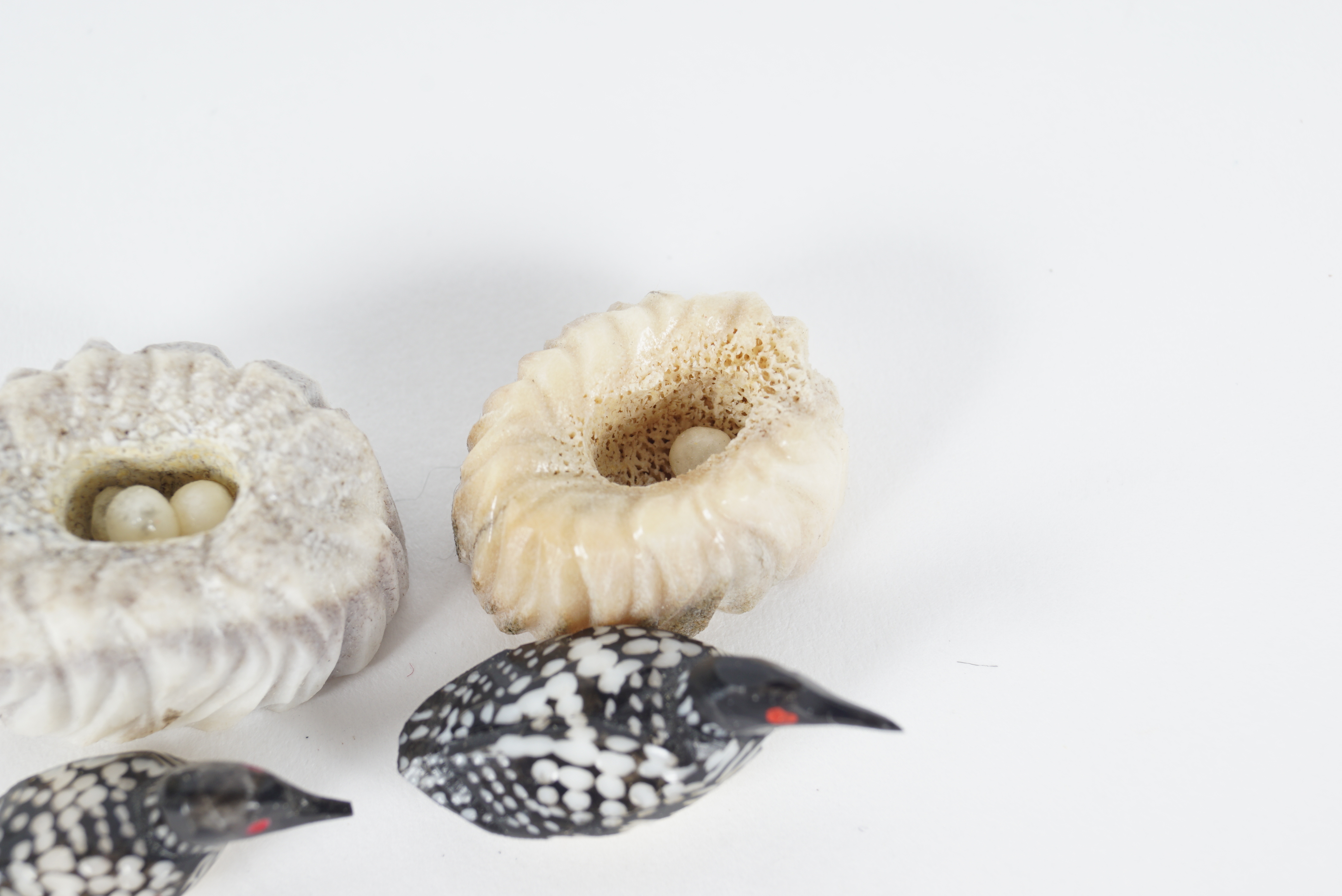 Group of Loon Figurines and Decor