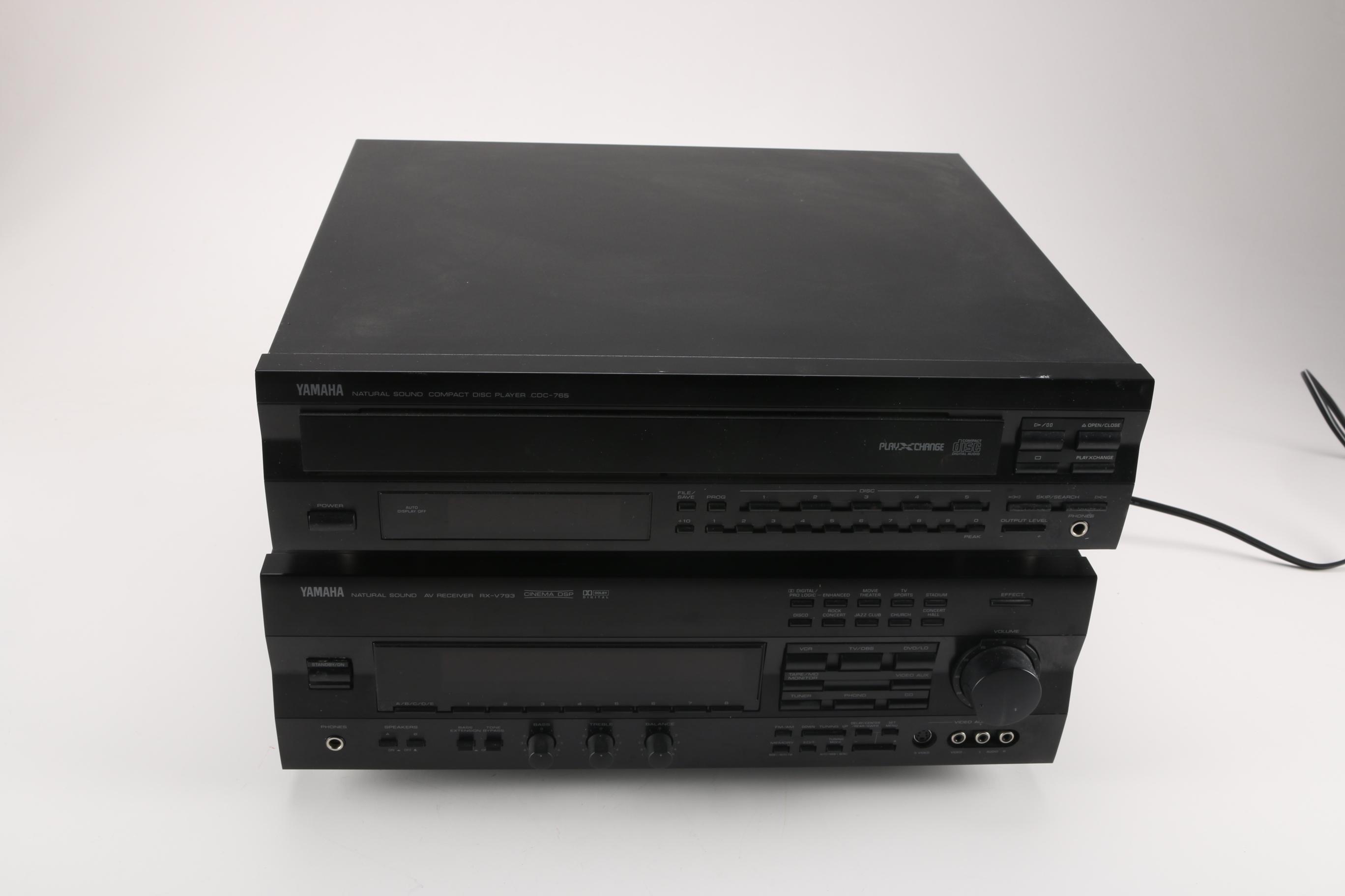 Yamaha RX-V793 Amplifier and CD Player