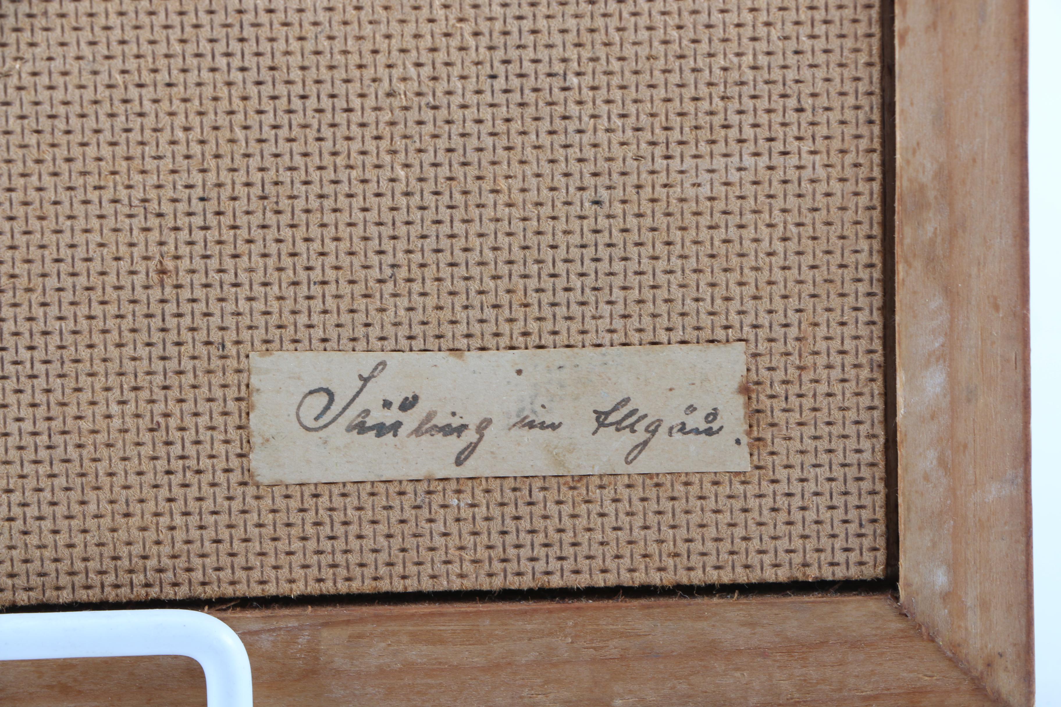 1947 German Oil on Canvas Landscape Painting