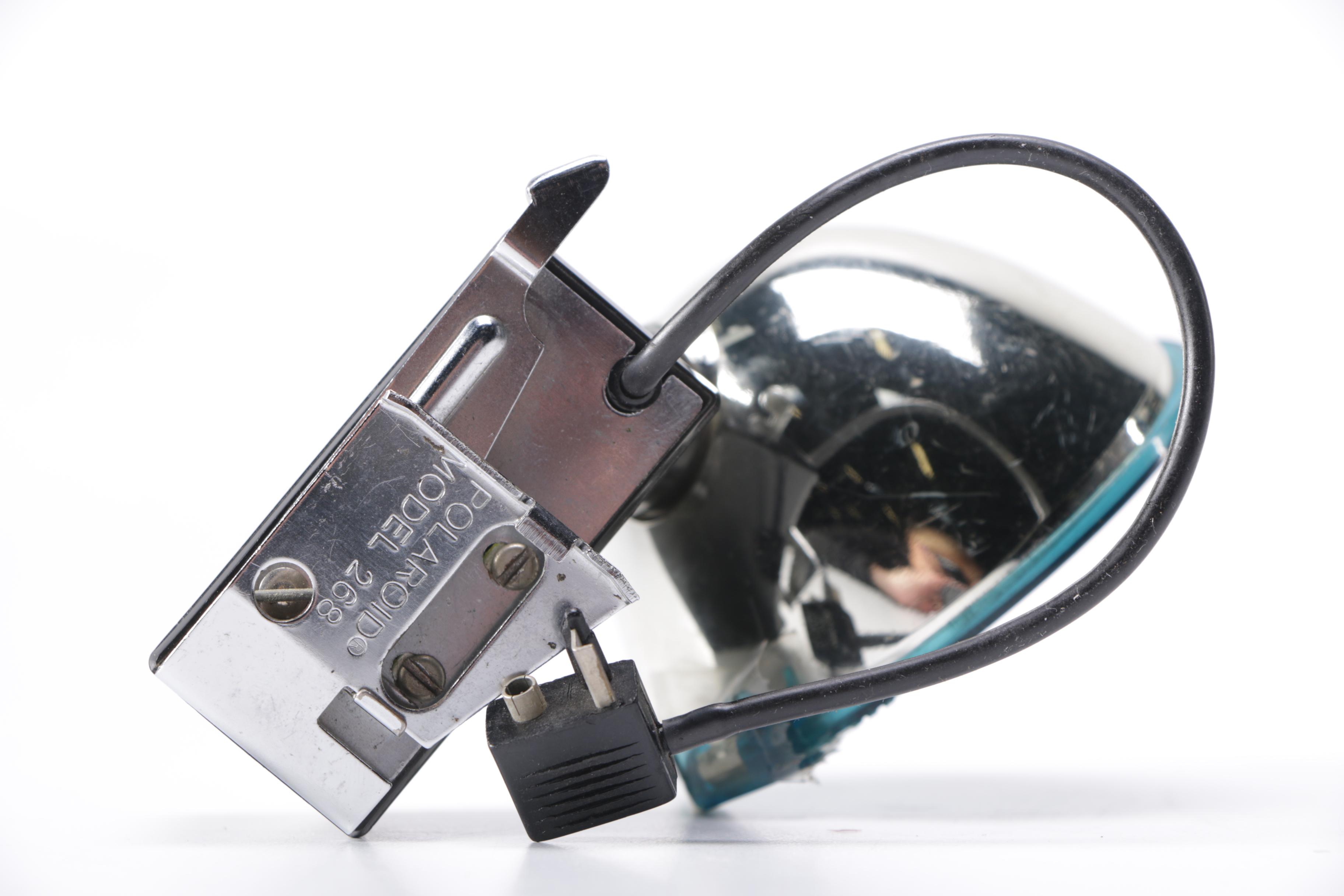 Polaroid Land Camera and Flash