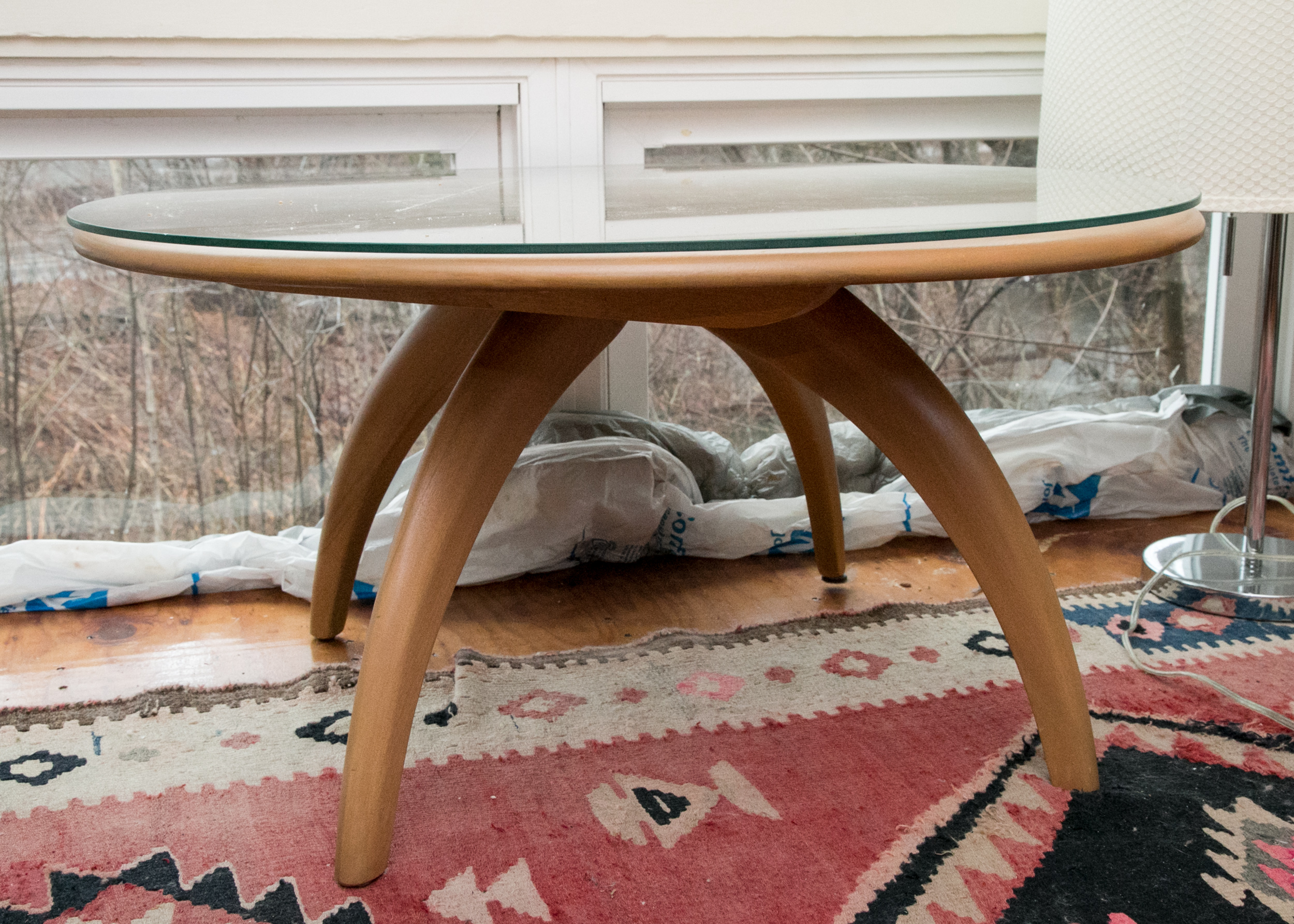 Heywood Wakefield Revolving Cocktail Table