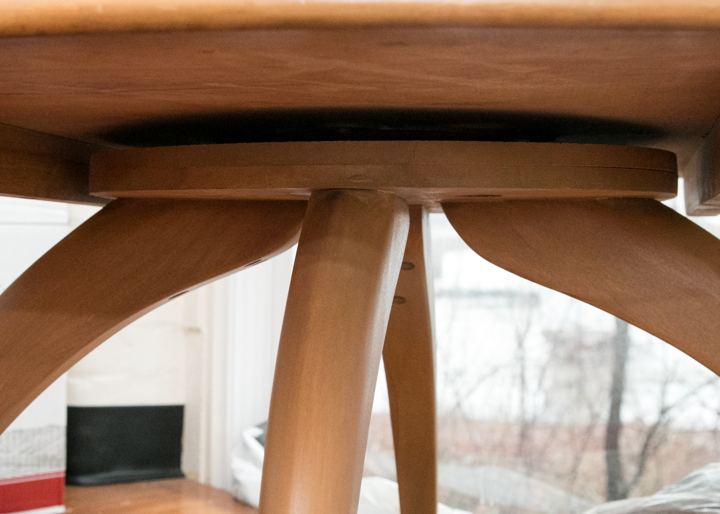 Heywood Wakefield Revolving Cocktail Table