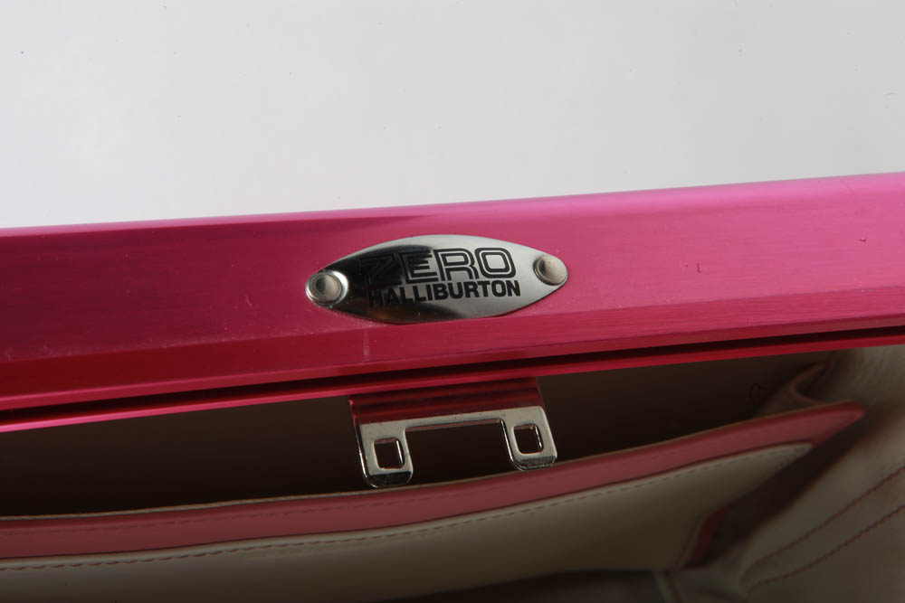 Zero Halliburton Pink Hard Shell Handbag