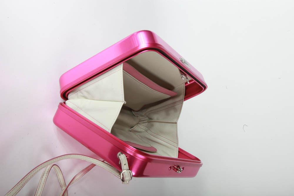 Zero Halliburton Pink Hard Shell Handbag
