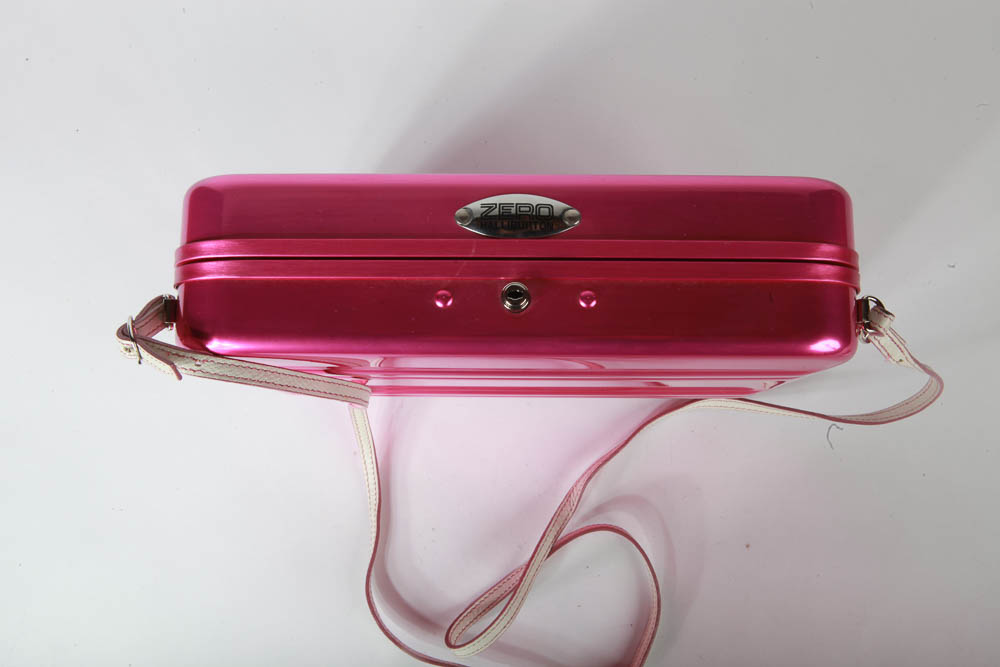 Zero Halliburton Pink Hard Shell Handbag