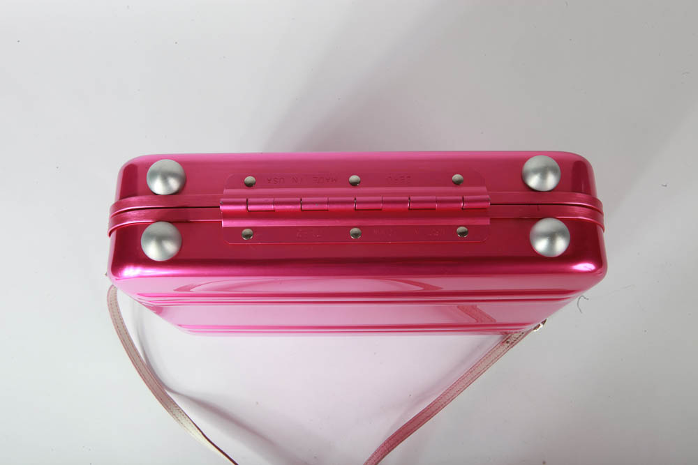 Zero Halliburton Pink Hard Shell Handbag